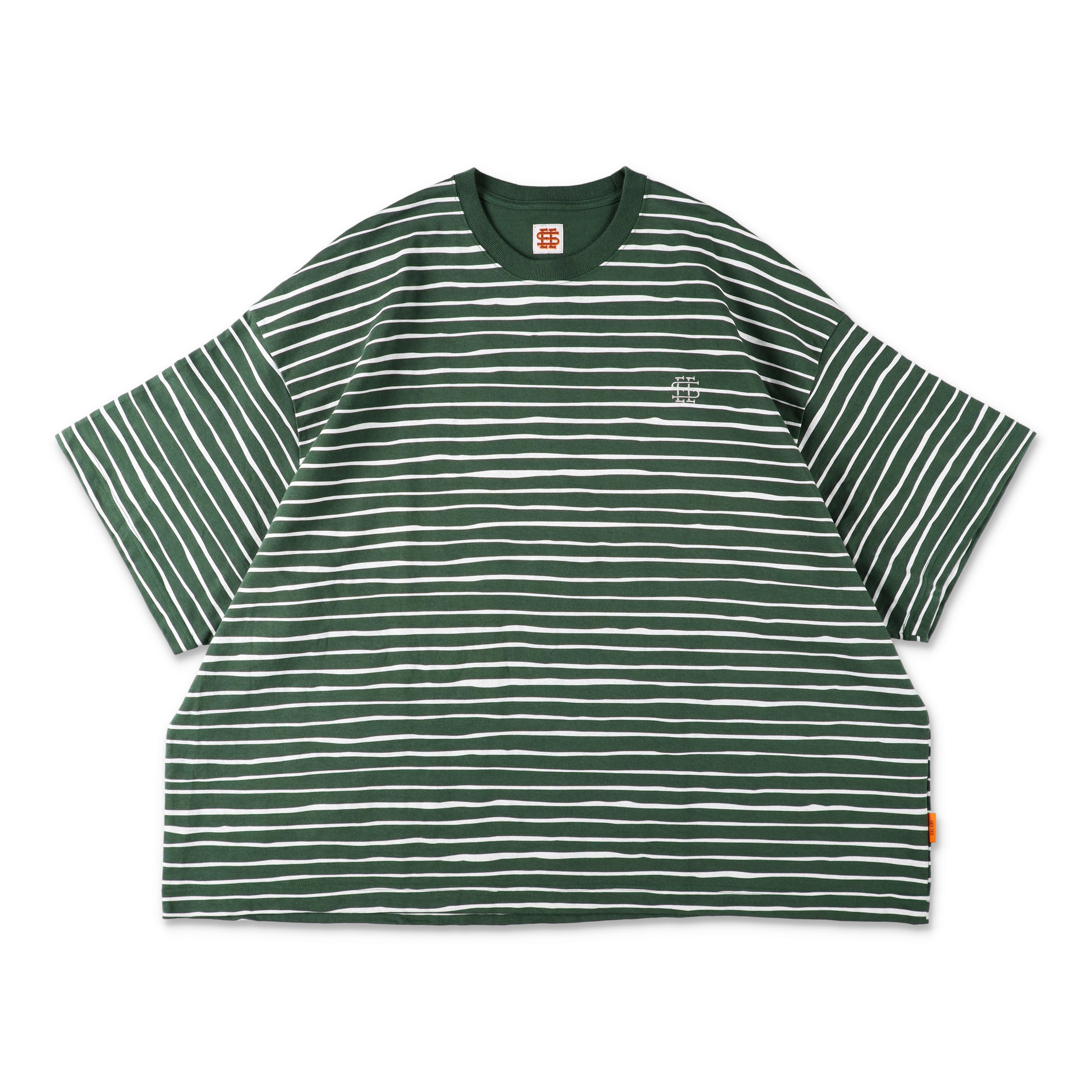 5-2】SEE SEE Super Big Border SS Flat Tee【Green】 – STUDY