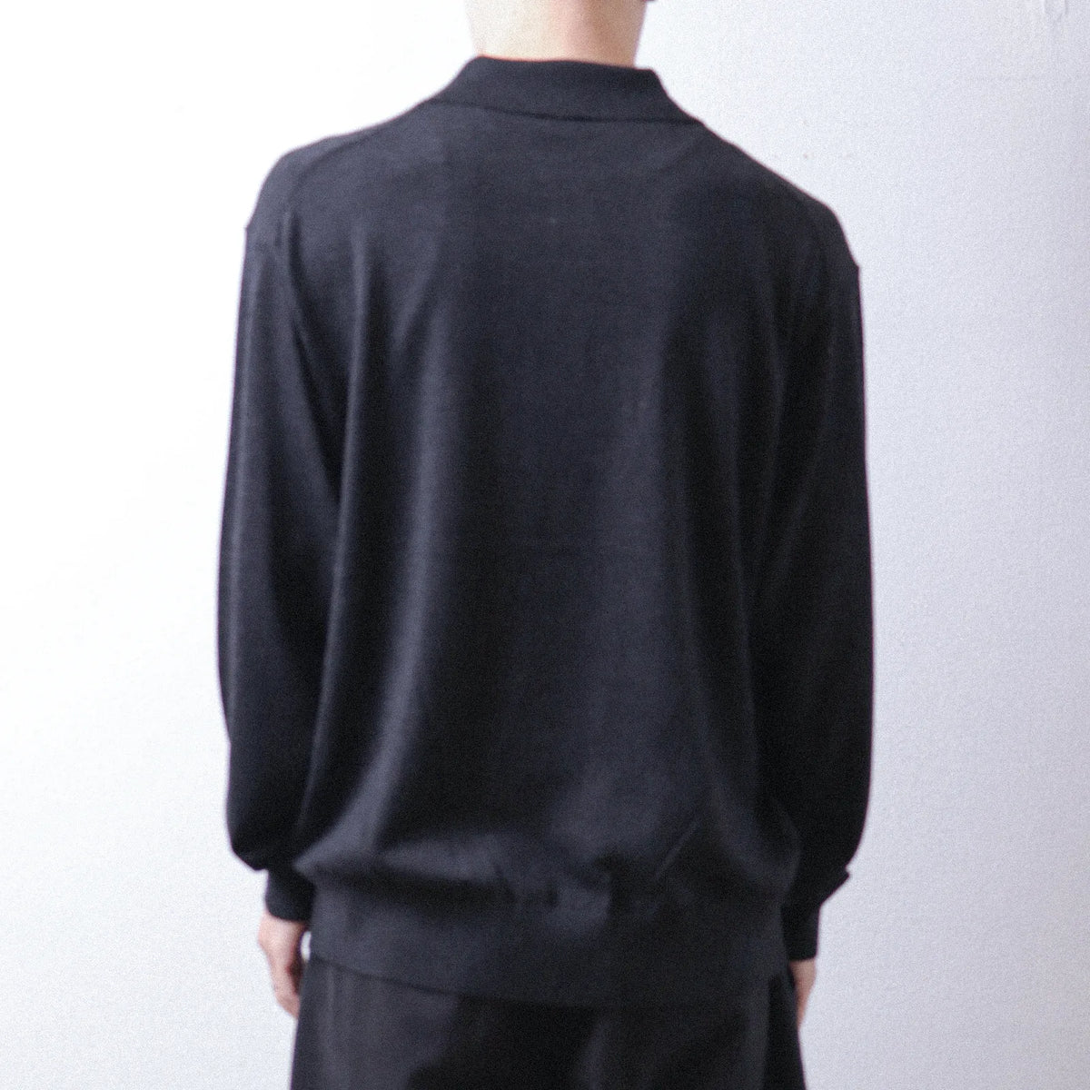 MEIAS Wool Polo PO Charcoal【VIPO-6A02】(N)