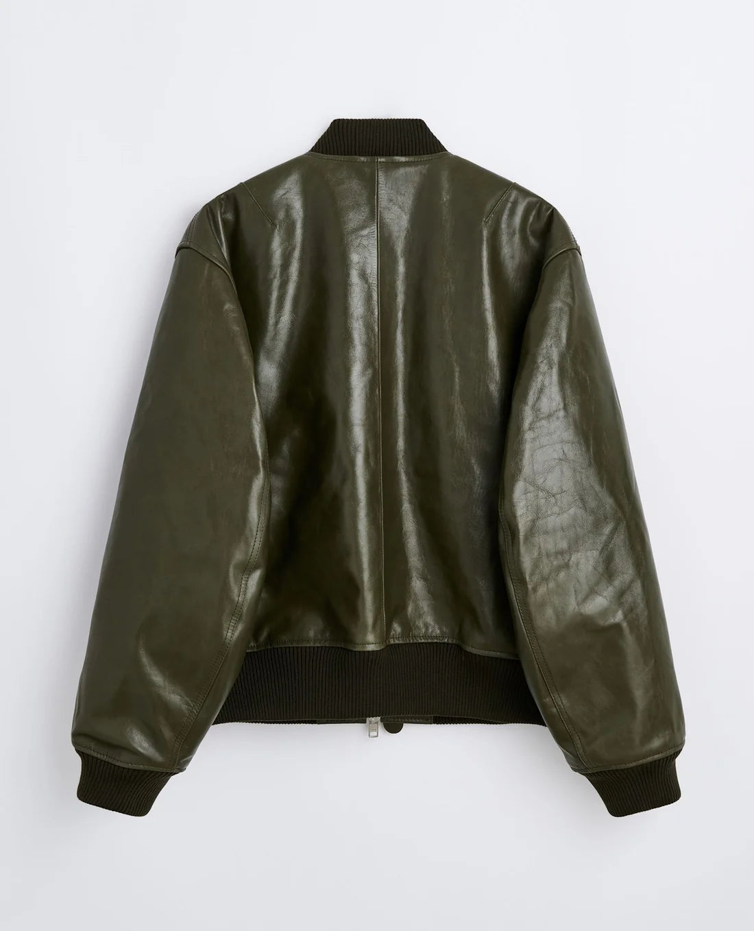 SUNFLOWER Leather Flight Jacket Green【6058】(N) 商品写真 背面
