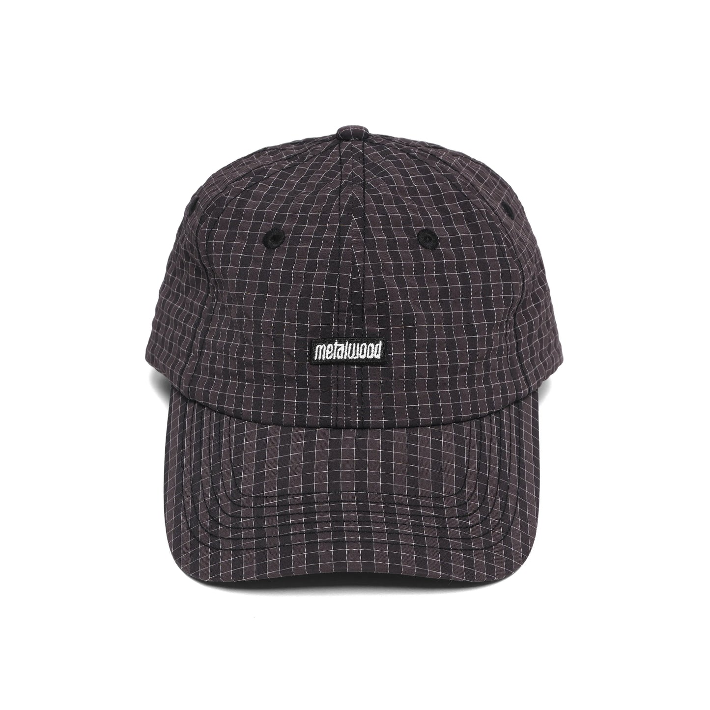 METALWOOD STUDIO MINI METAL LOGO DAD HAT Brown 正面