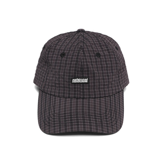 METALWOOD STUDIO MINI METAL LOGO DAD HAT Brown 正面
