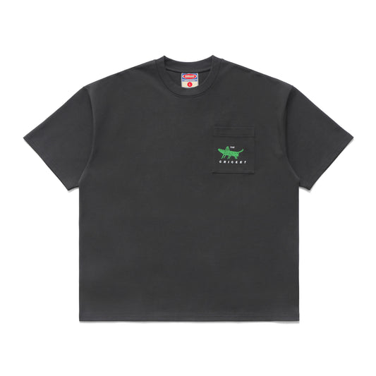 METALWOOD STUDIO CRICKET HEAVY POCKET T-SHIRT Tar 正面