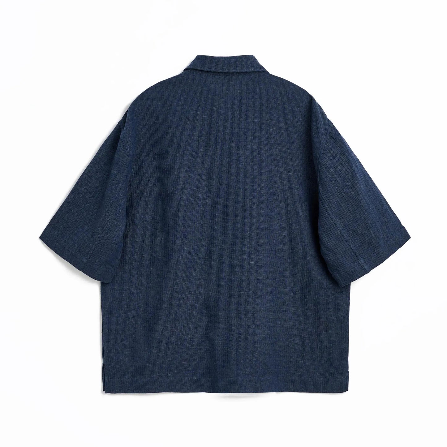 SUNFLOWER ADAM SHIRT Navy バックデザイン 背面シルエット