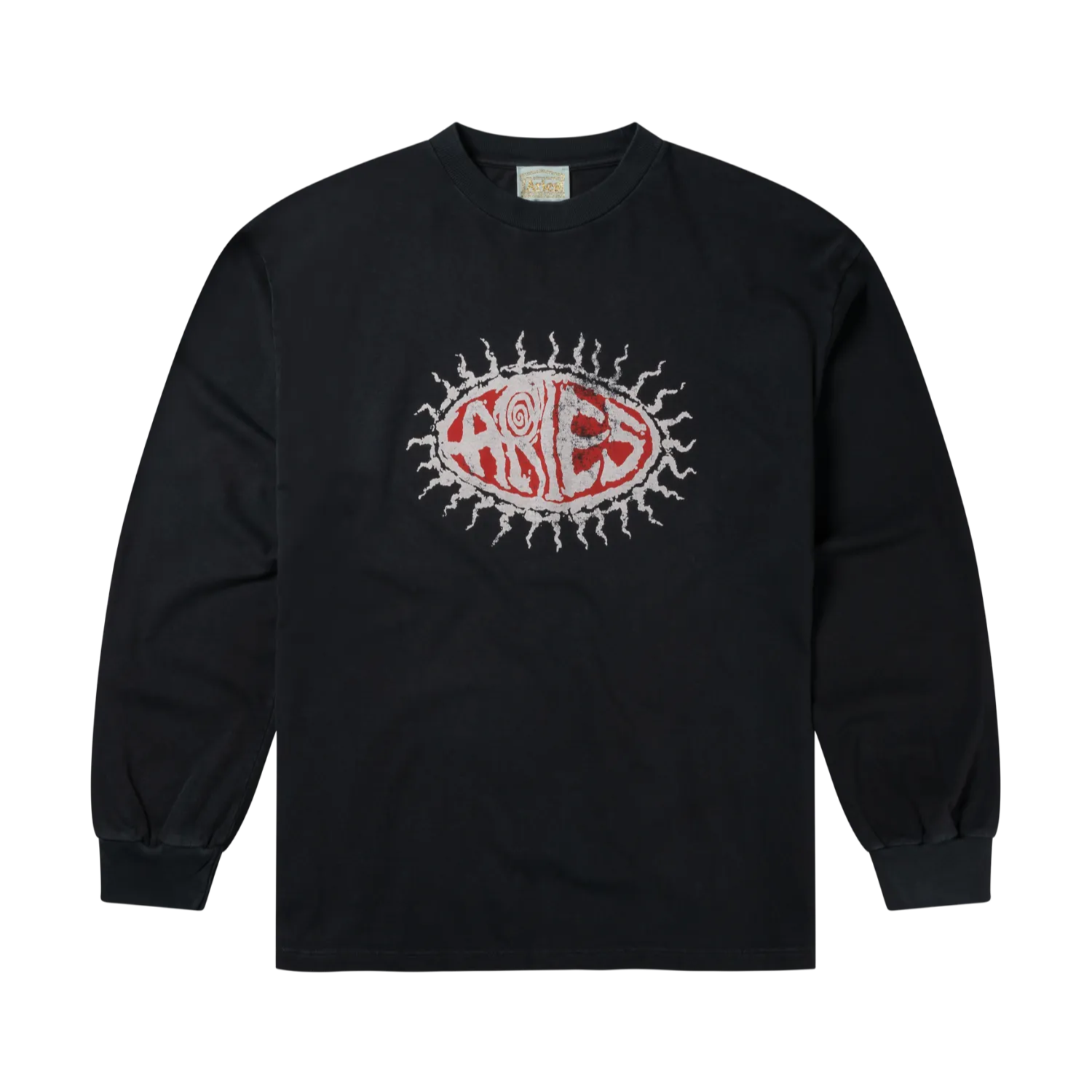ARIES - Faded Grunge LS Tee Black – STUDY SHOWROOM STORE