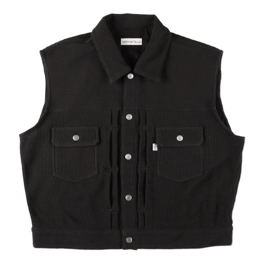 COSMOS TEXAS second vest black【ctfw25cs01】(N)