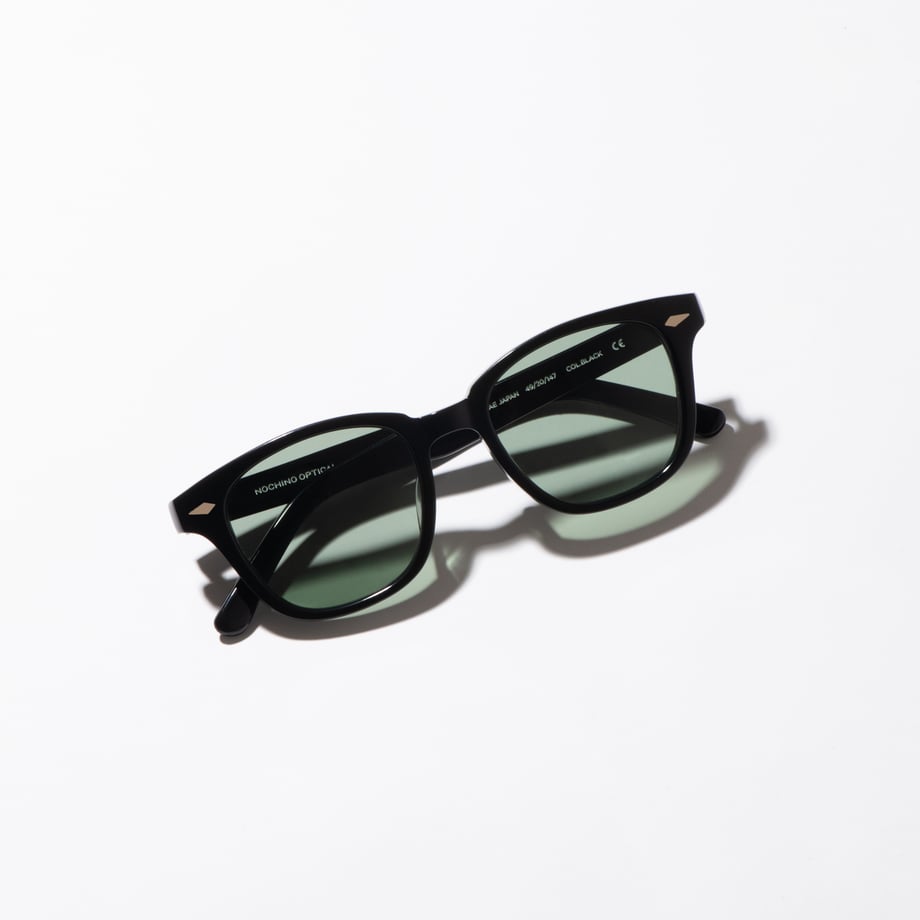 NOCHINO OPTICAL SANSUI #H2 GROSS BLACK × GREU GREEN POLARIZED LENS【NOCHINO-N10】(N)