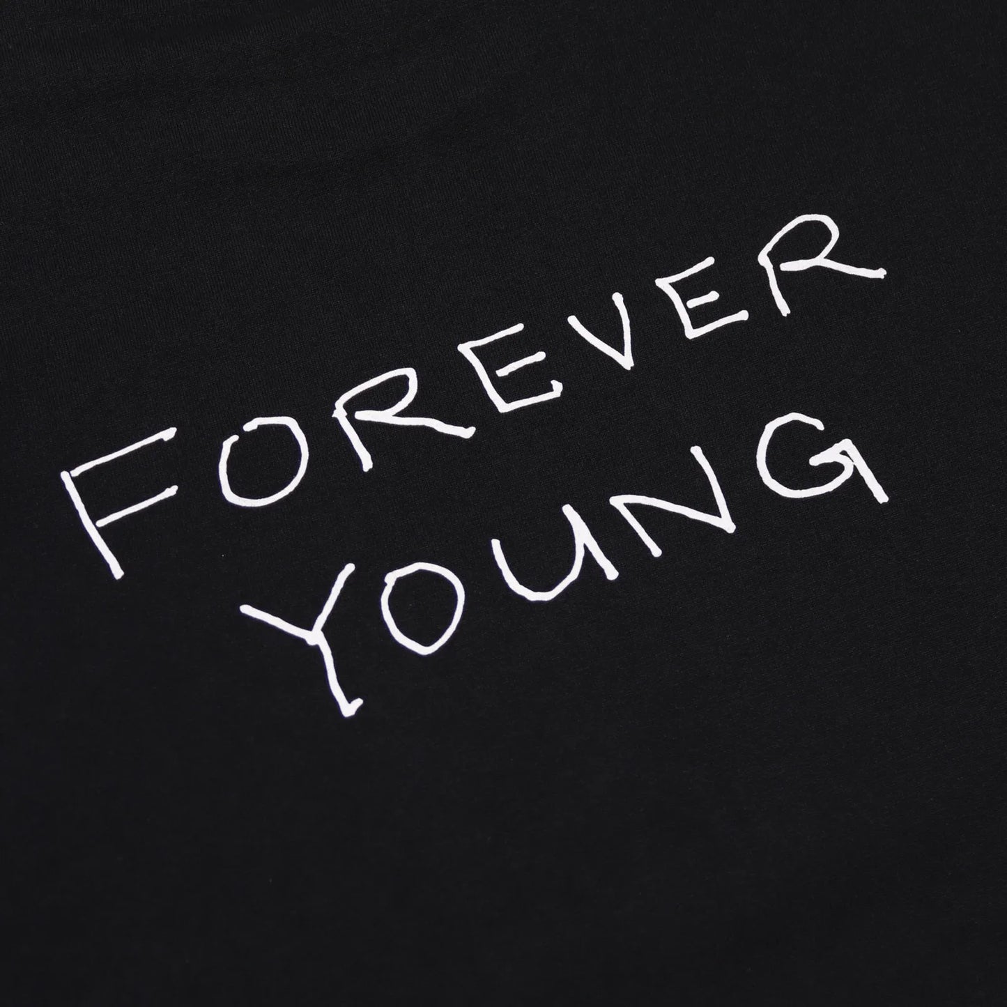 BLANK MAG Forever Young cast photo S/S Tee Black 背面ロゴ
