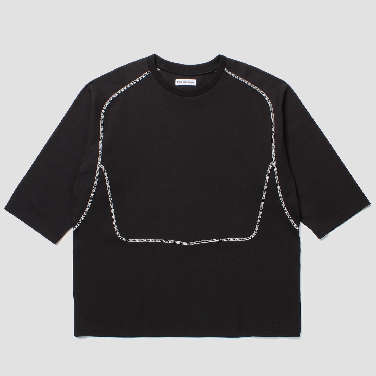 CABARET POVAL Fabien Half Sleeve Top Black【25SS-PVA-CS02】(N)