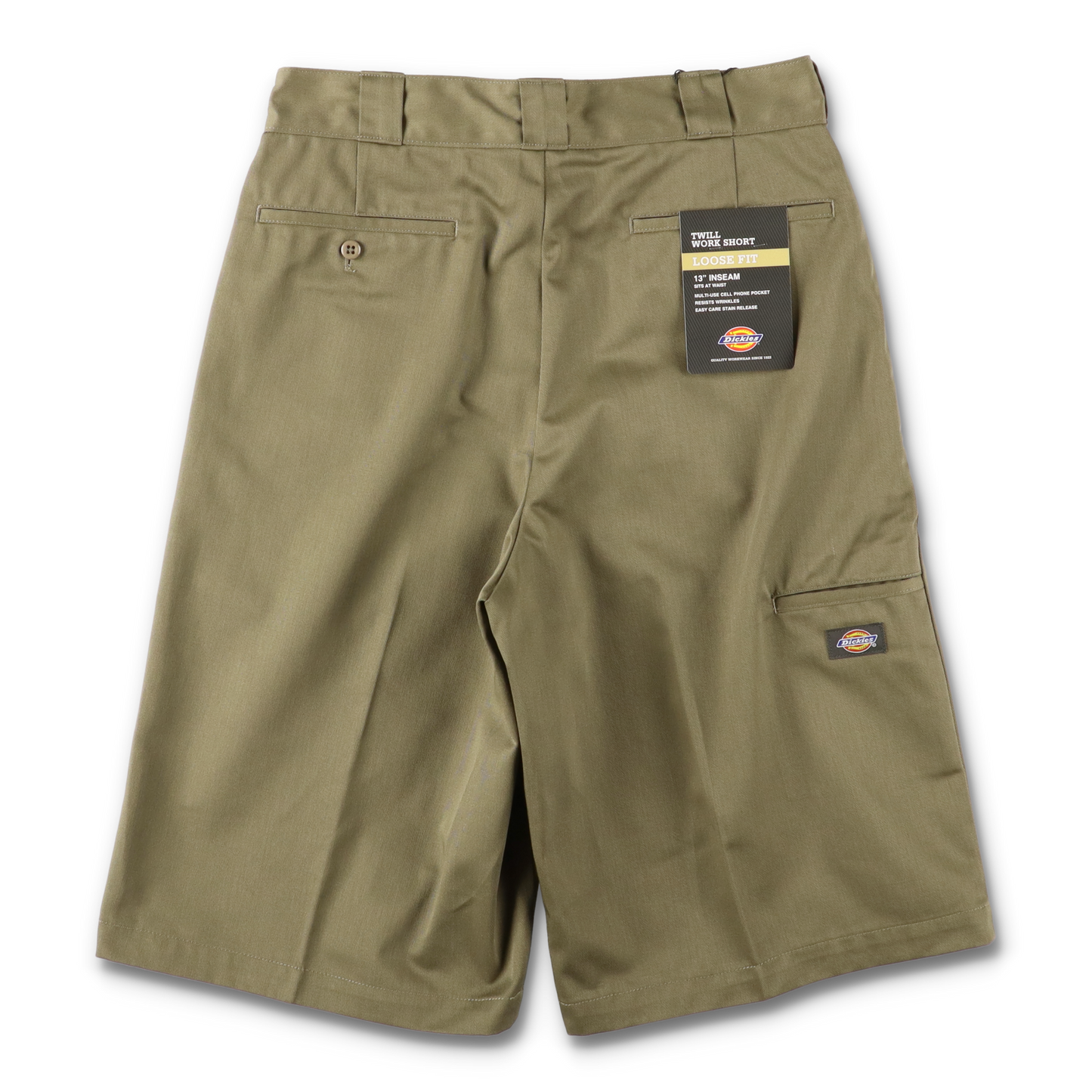 DICKIES 42283 13INCH MULTI-USE POCKET WORK SHORT MN VG(VintageGreen)【81184300】