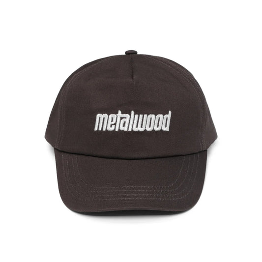 METALWOOD STUDIO METAL LOGO 5-PANEL HAT Brown 正面