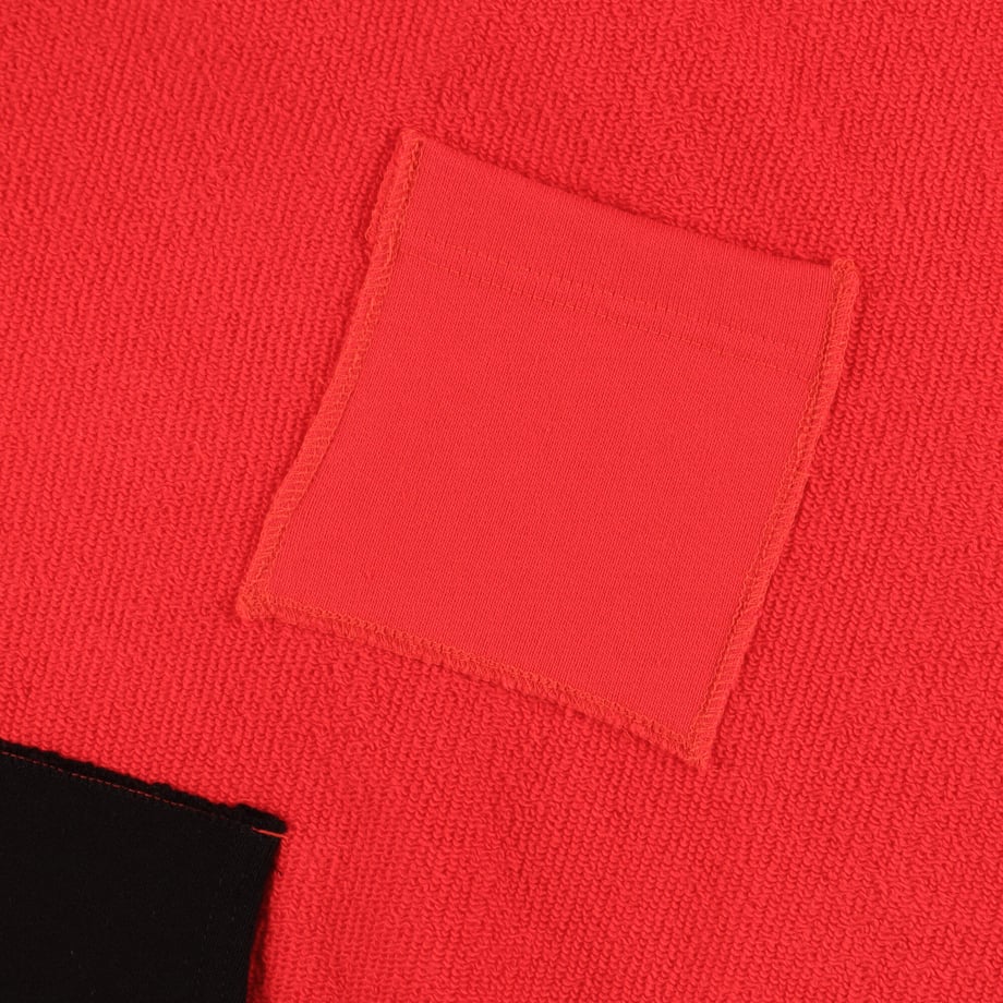 EASTFAREAST×10 boxes REVERSIBLE HOODIE MEXICAN RED