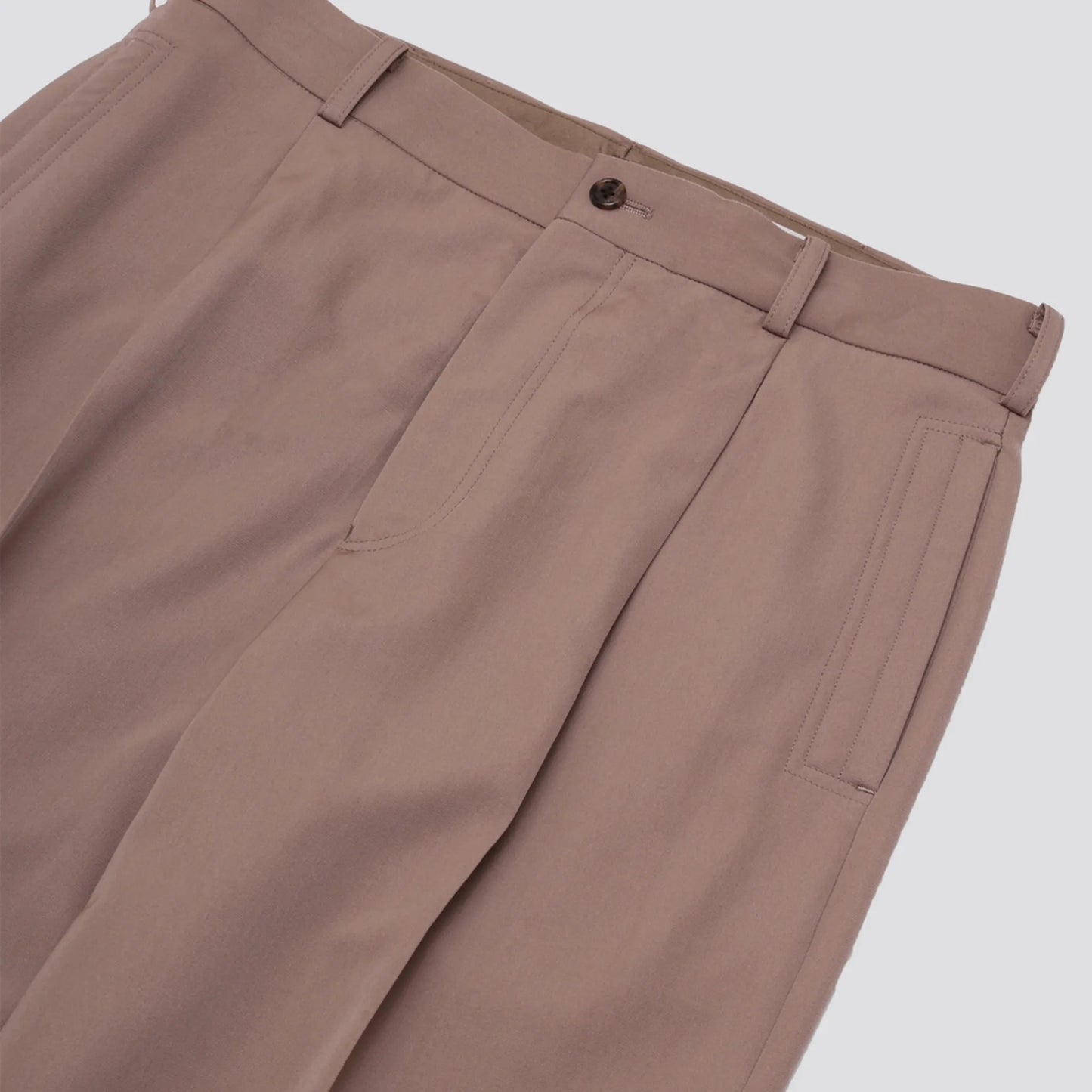 ENCOMING PAINTER TROUSER Beige ウエストディテール ワンタック仕様