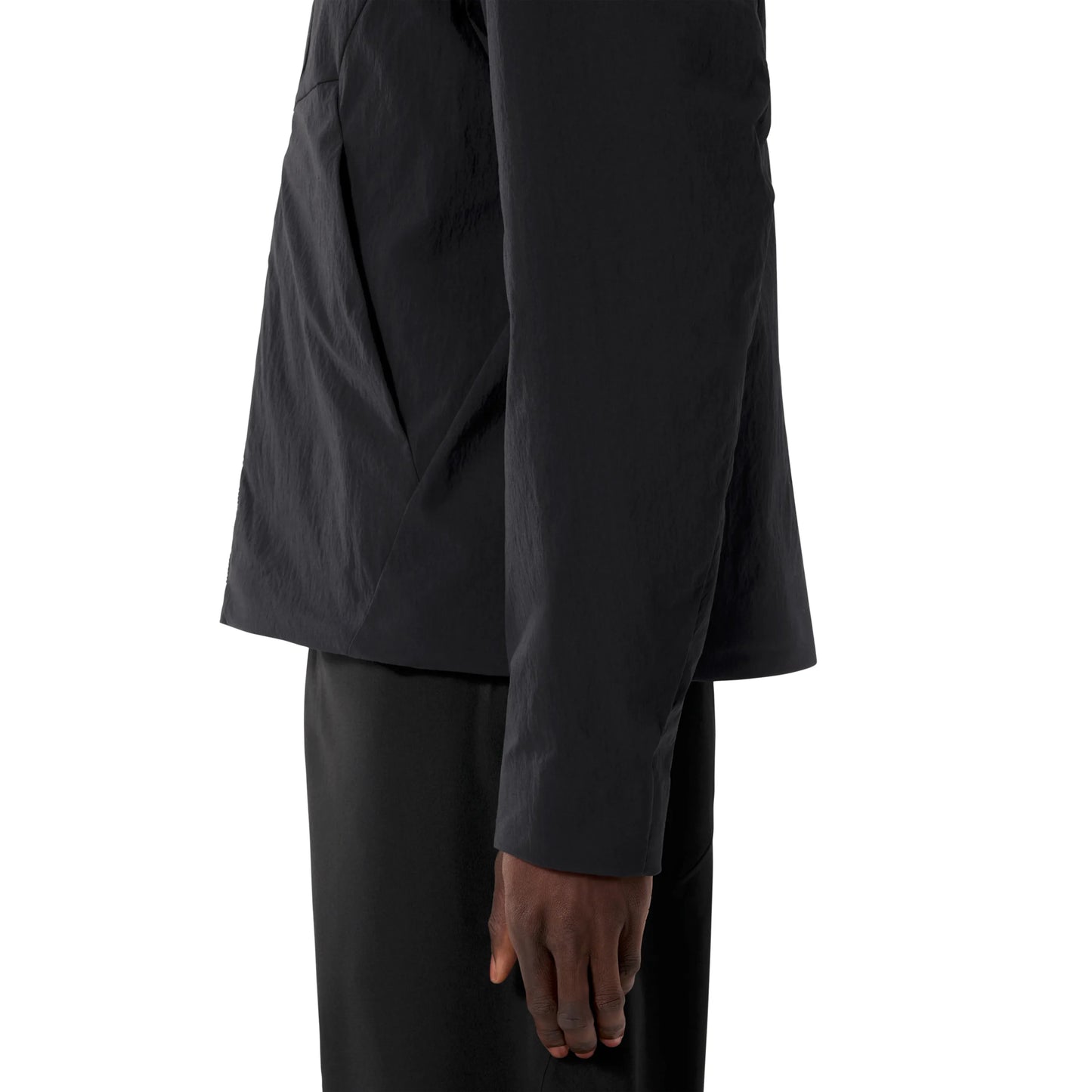 ARC'TERYX VEILANCE Mionn Insulated Jacket M BLACK 着用画像 袖口部分詳細