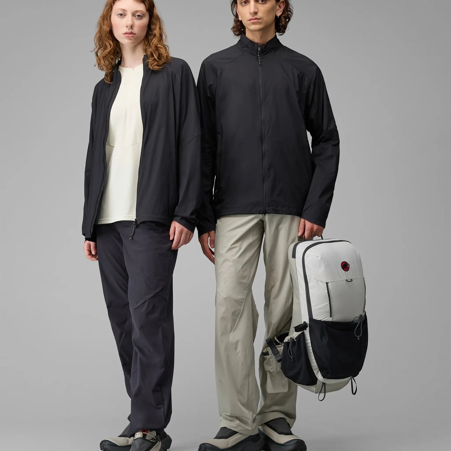 Hiking Patrol × MAMMUT WB JACKET BLACK 着用イメージ コーディネート
