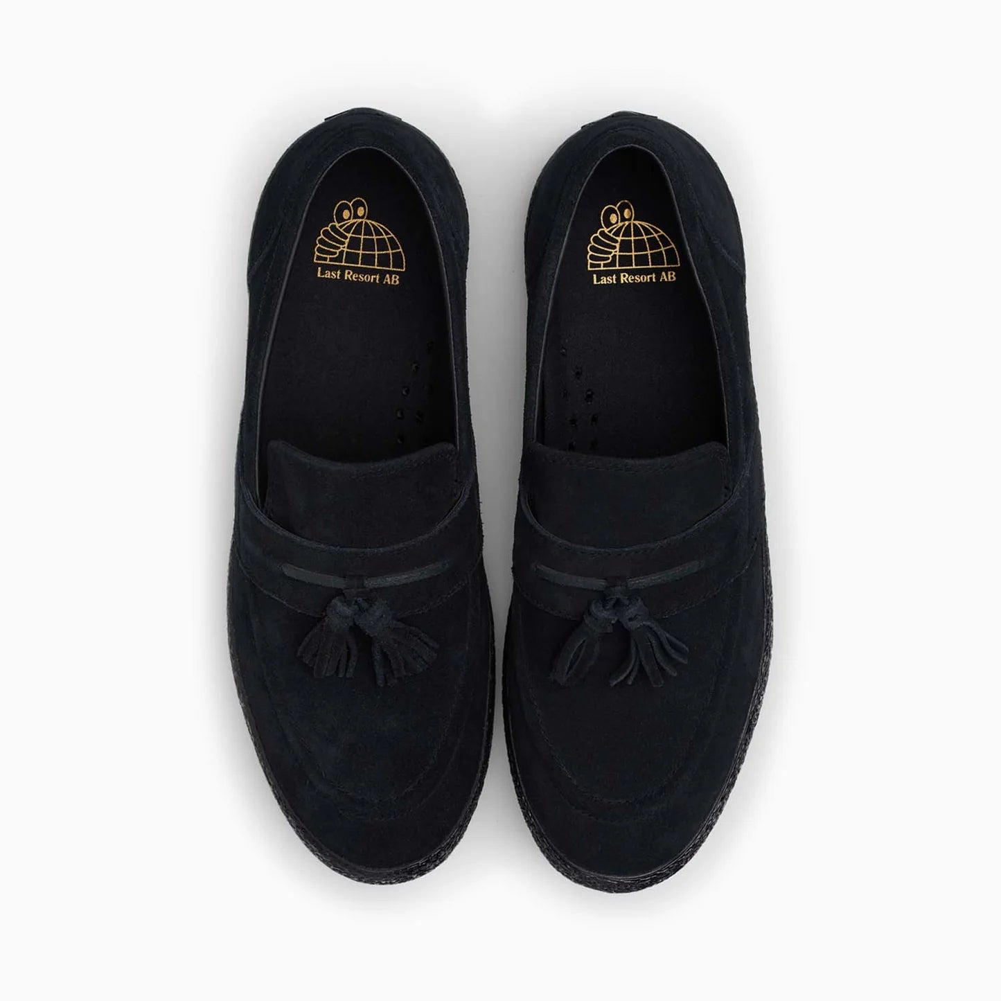 Last Resort AB VM005-Loafer Suede Black/Black 上部