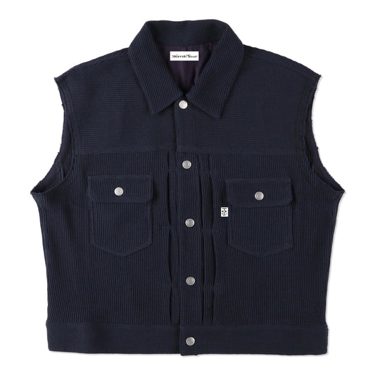 COSMOS TEXAS second vest navy【ctfw25cs01】(N)