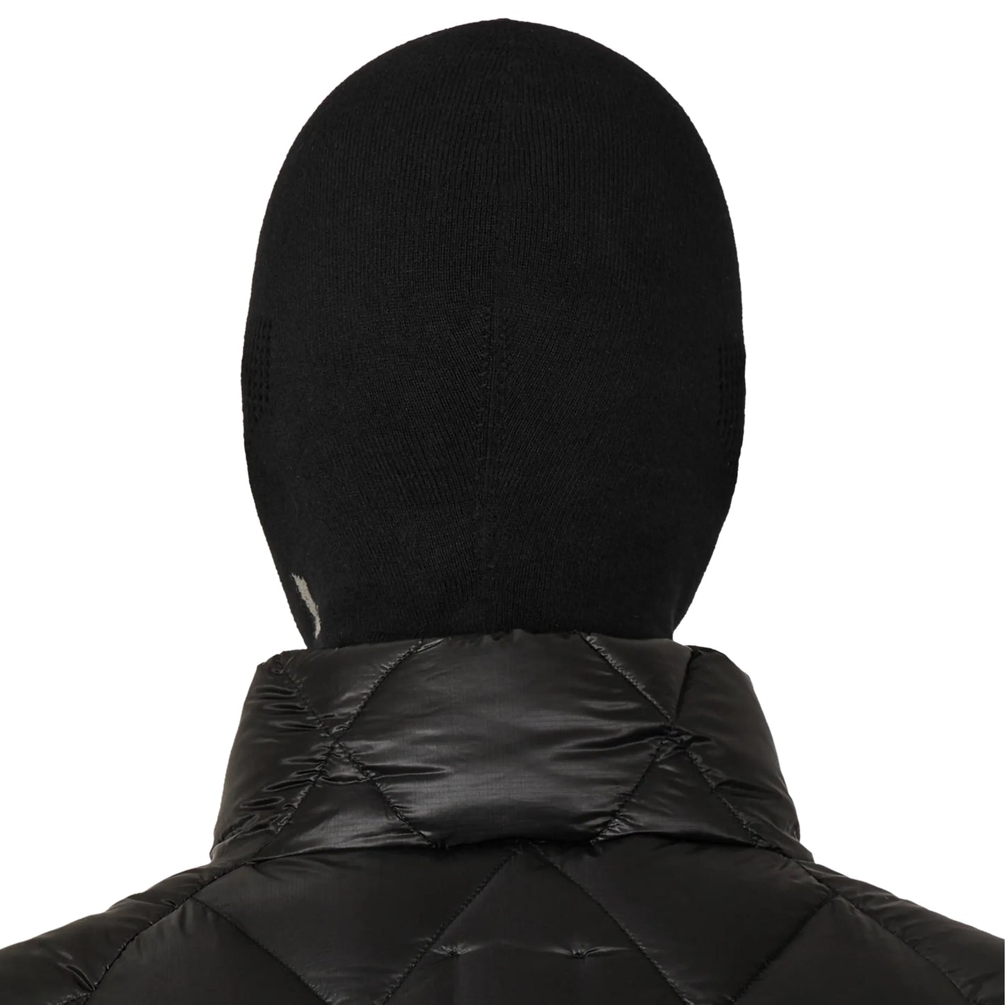 ROA OWL Seamless Biofil® Breathable Balaclava Black 着用画像 背面