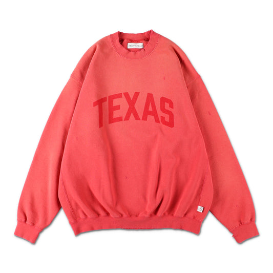 COSMOS TEXAS texas crew sweat red【ctfw25cs02】(N)