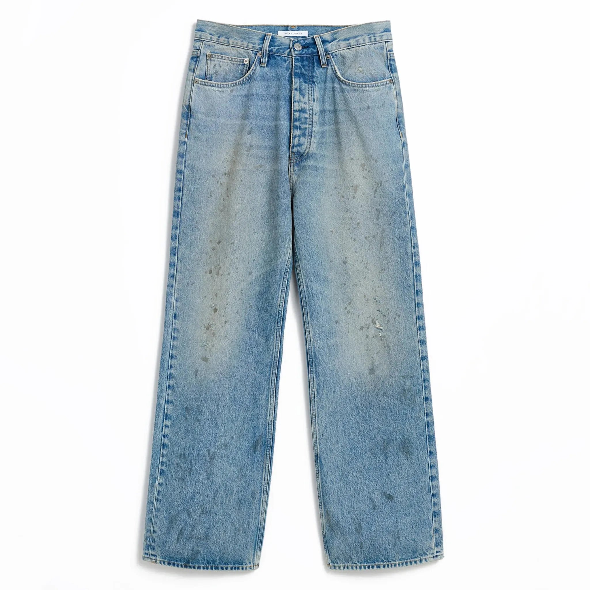 SUNFLOWER デニム SUNFLOWER - RELAXED BOOT DENIM Paint Worn – STUDY SHOWROOM STORE