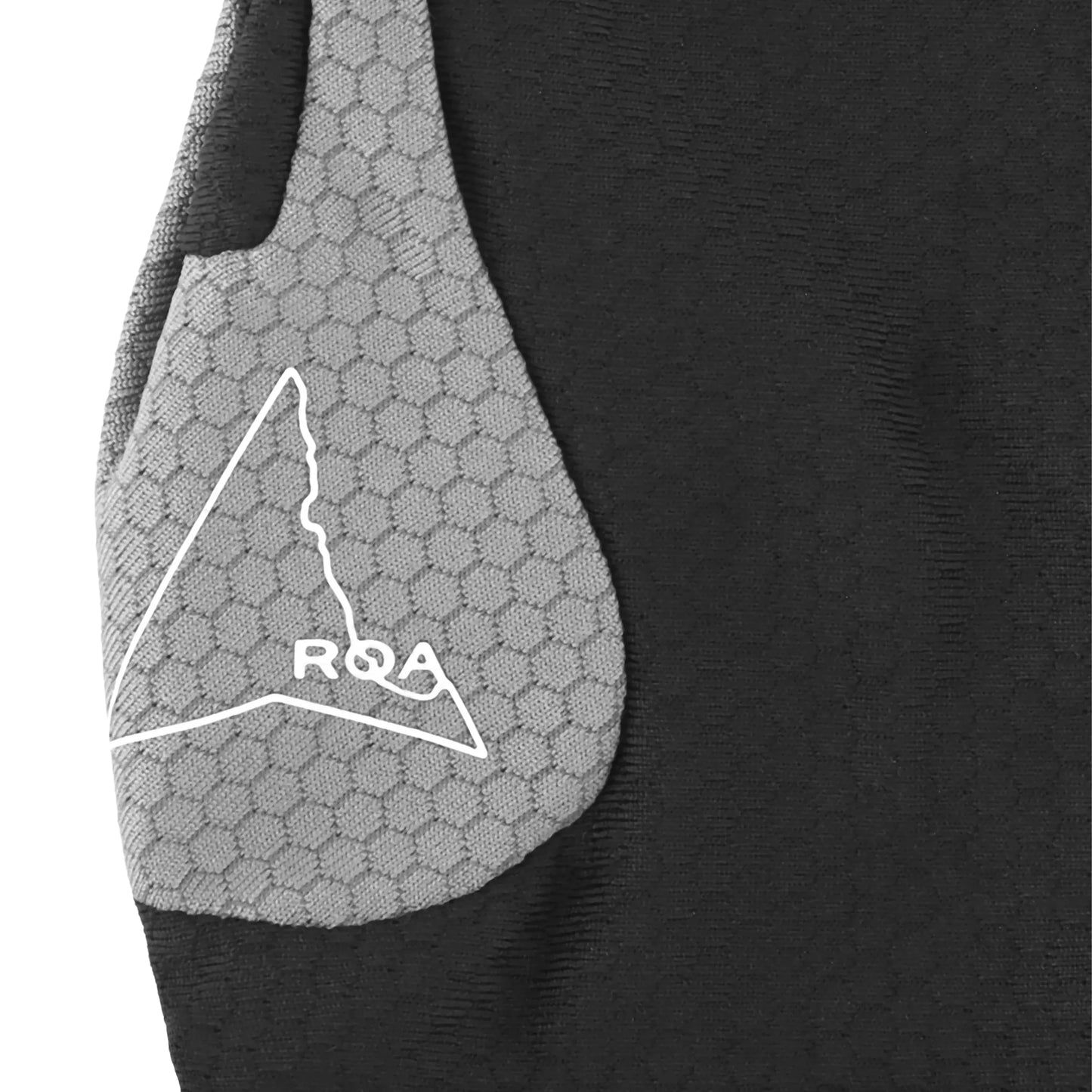 ROA ANDIE Base Layer Gloves Black Grey ロゴ 詳細