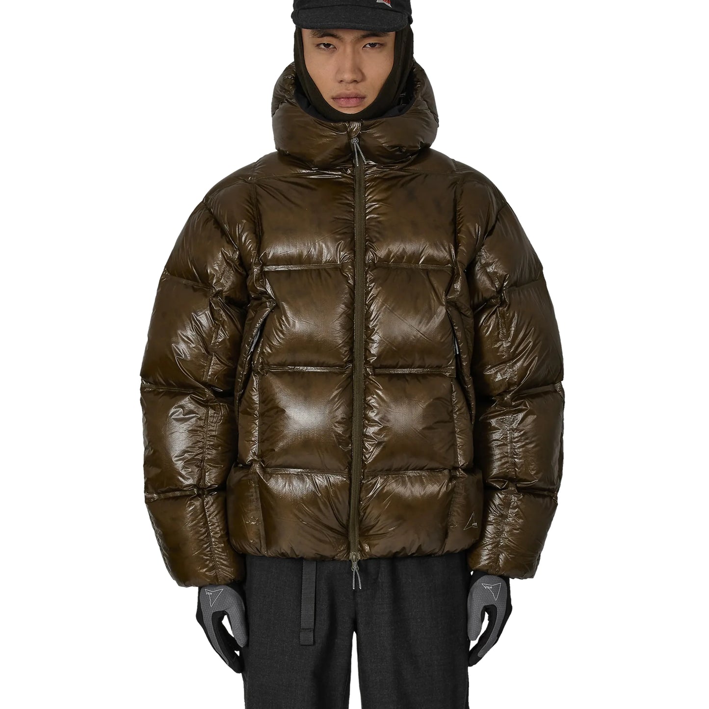 ROA CUBE 650 Fill Power Down Jacket Dark Green 着用イメージ 正面