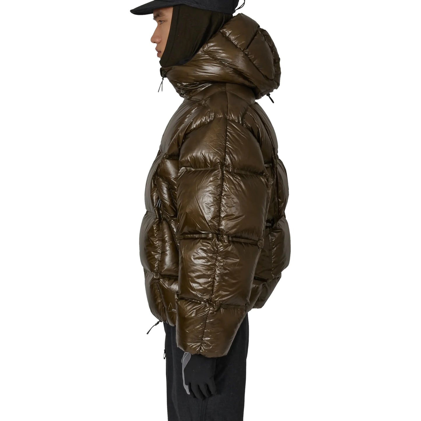 ROA CUBE 650 Fill Power Down Jacket Dark Green 着用イメージ 側面