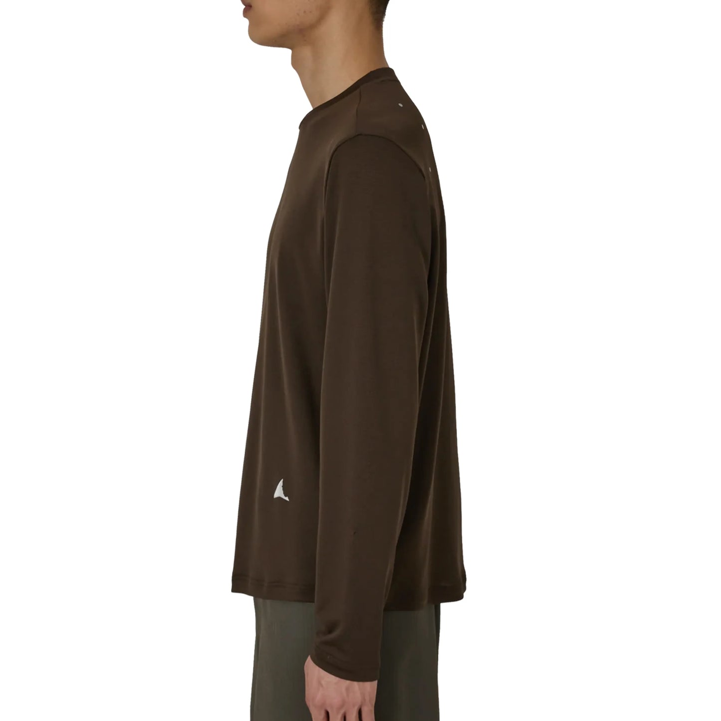 ROA FIREFLIES Base Layer Fast Dry Long Sleeve Brown 着用イメージ 側面