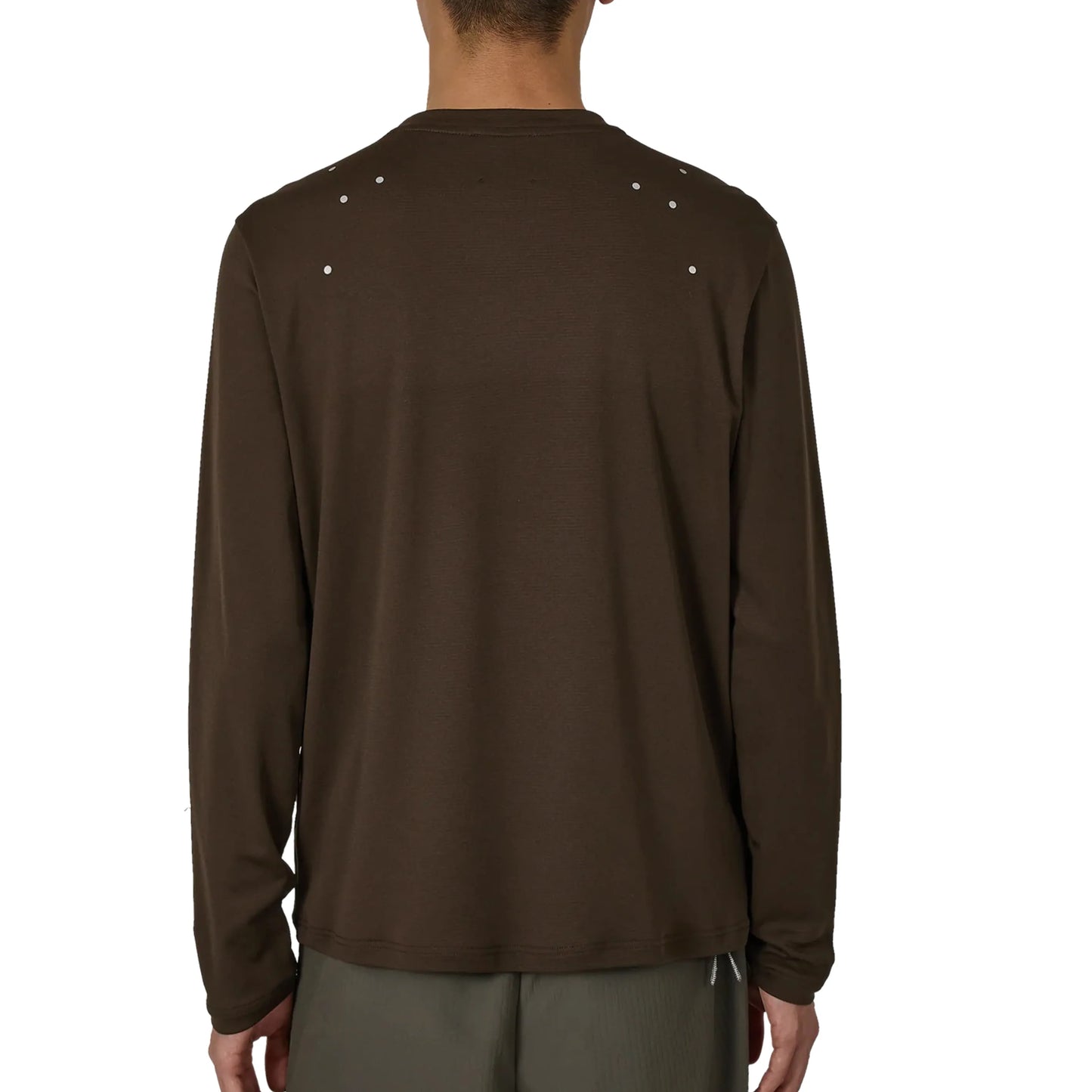 ROA FIREFLIES Base Layer Fast Dry Long Sleeve Brown 着用イメージ 背面