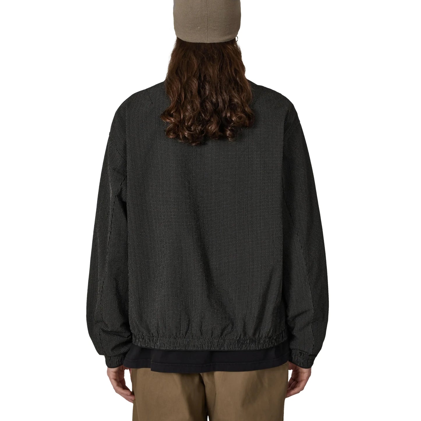 ROA LAMON Reinforced Technical Zip Up Shirt Black 着用イメージ 背面