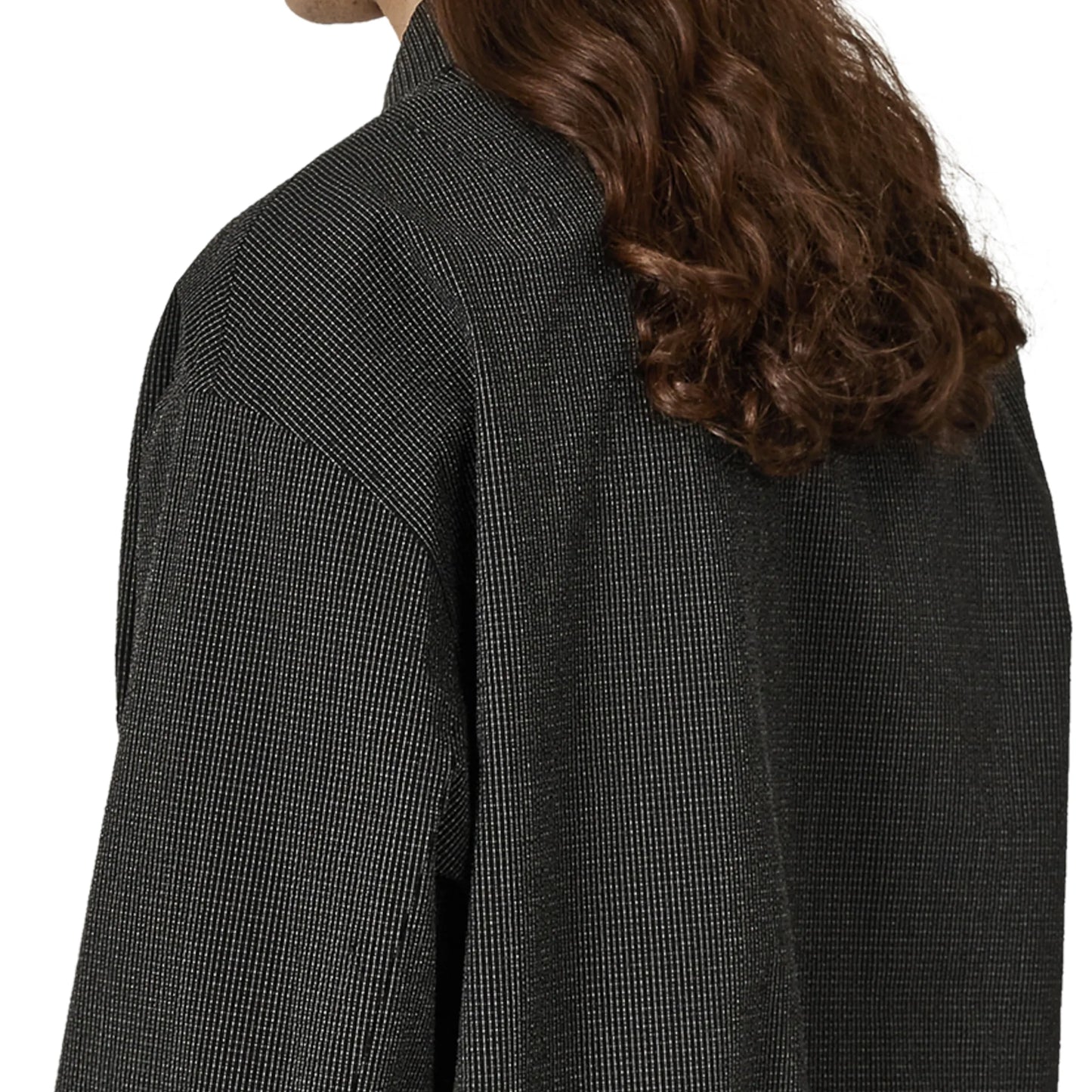 ROA LAMON Reinforced Technical Zip Up Shirt Black 着用イメージ 背面詳細