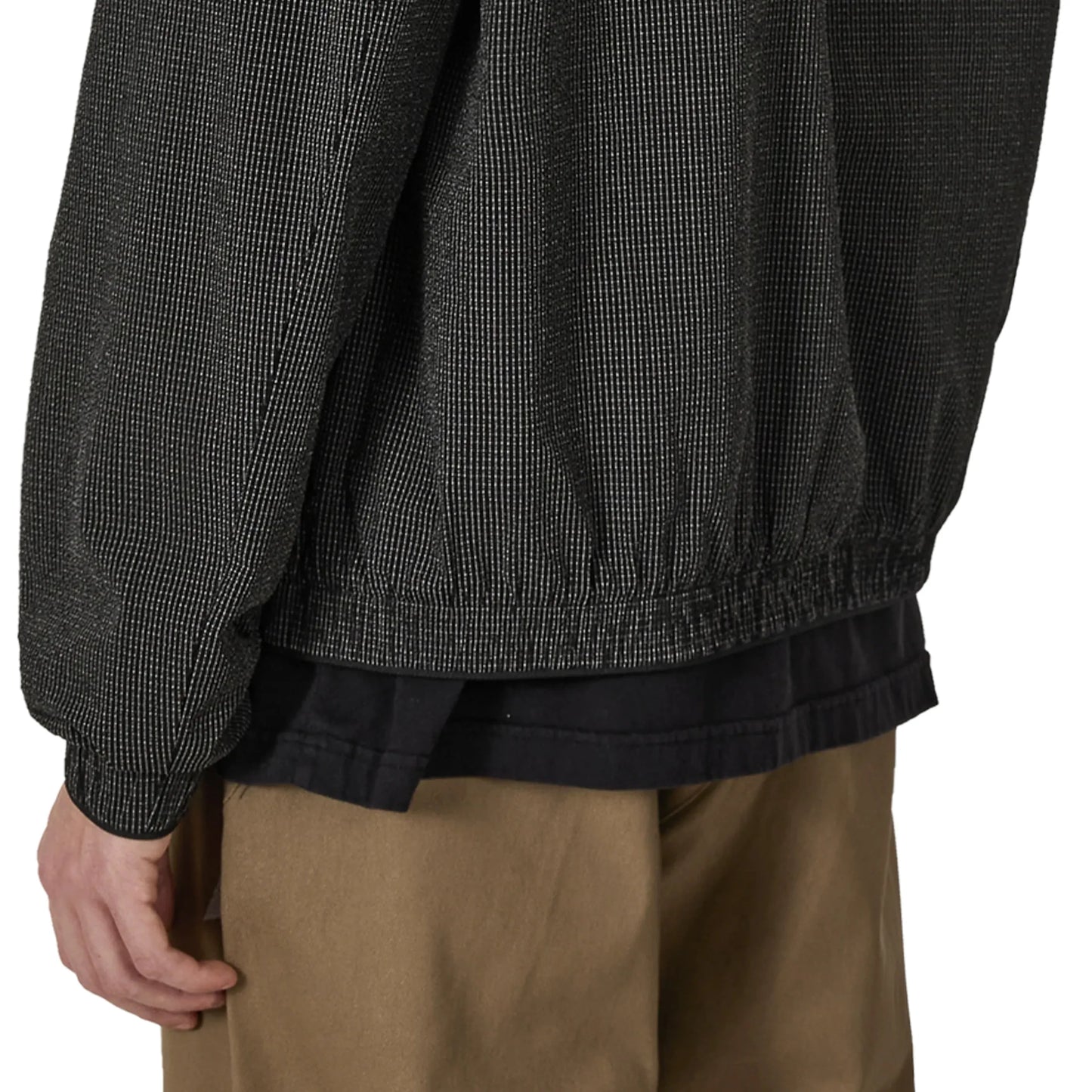 ROA LAMON Reinforced Technical Zip Up Shirt Black 着用イメージ 袖口部分背面 詳細