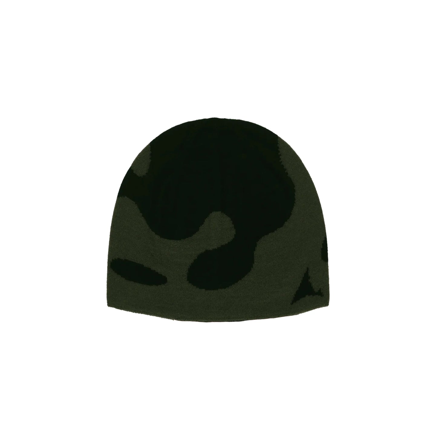 ROA MAGMA Wool Beanie Dark Green Black 正面