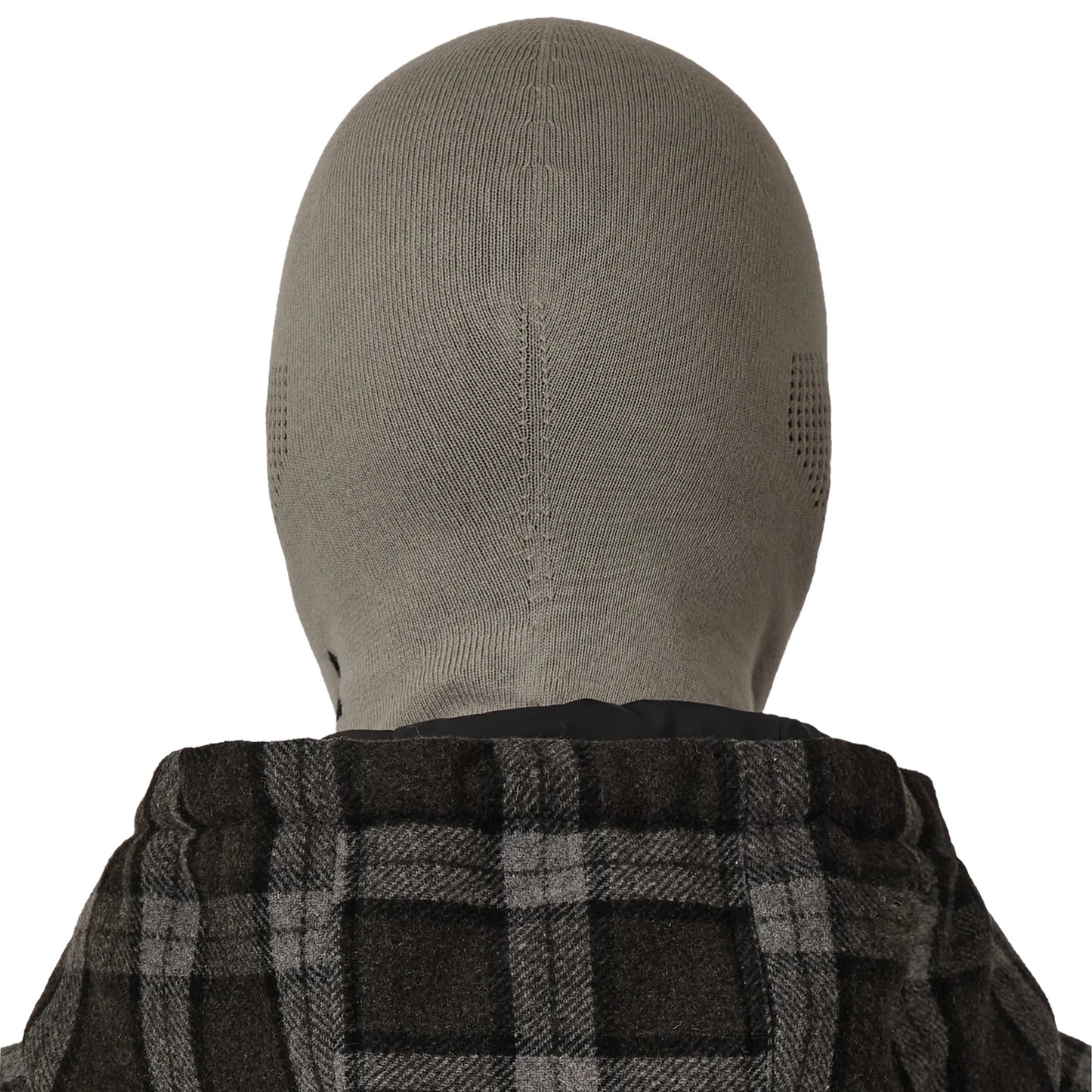ROA OWL Seamless Biofil® Breathable Balaclava Light Grey 着用画像 背面