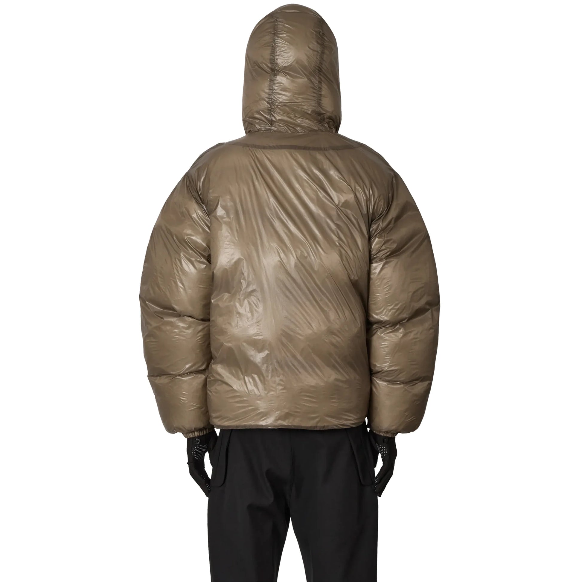 ROA Synthetic Down Jacket Taupe 着用イメージ 背面