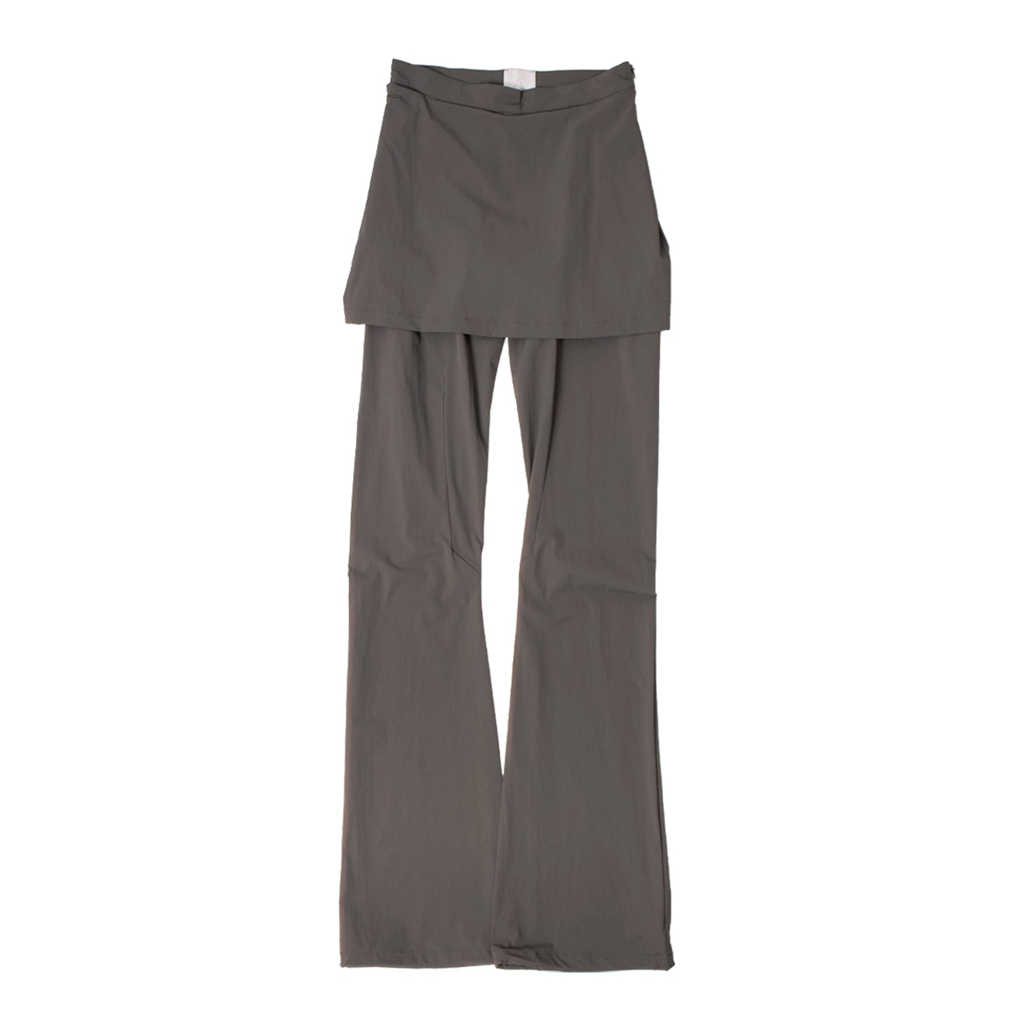 ROA Skort Pants Dark Grey 平置き全体画像