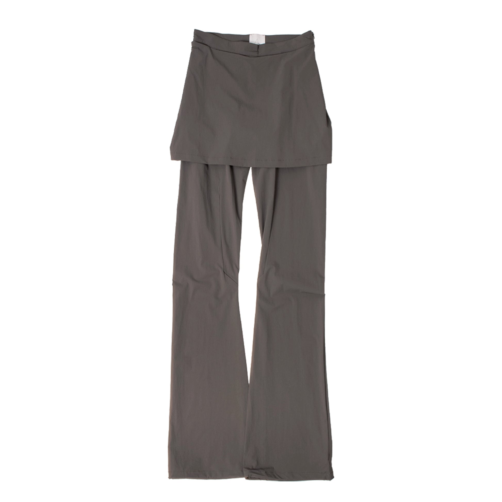 ROA Skort Pants Dark Grey 平置き全体画像