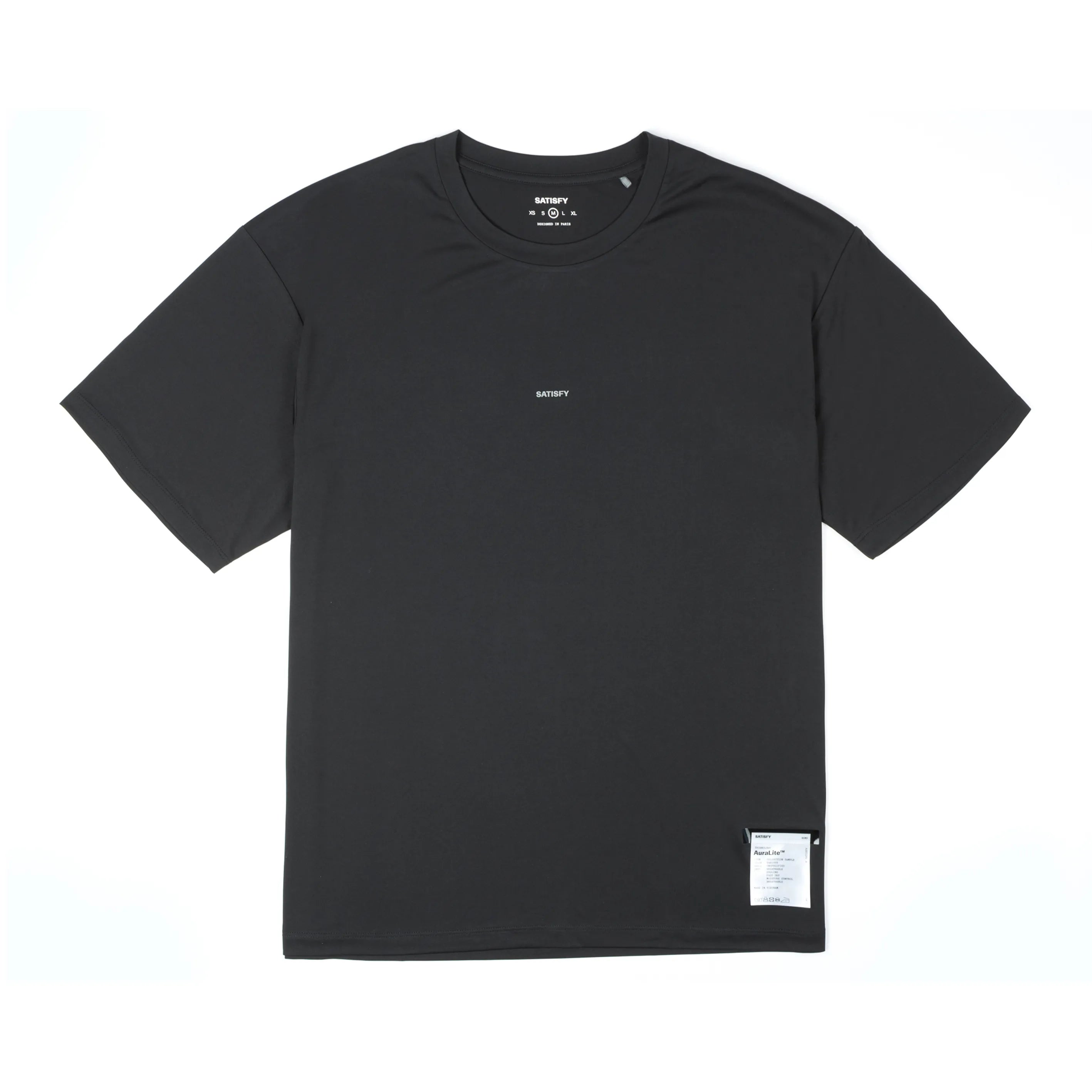 SATISFY - AuraLite™ T-Shirt Black – STUDY SHOWROOM STORE