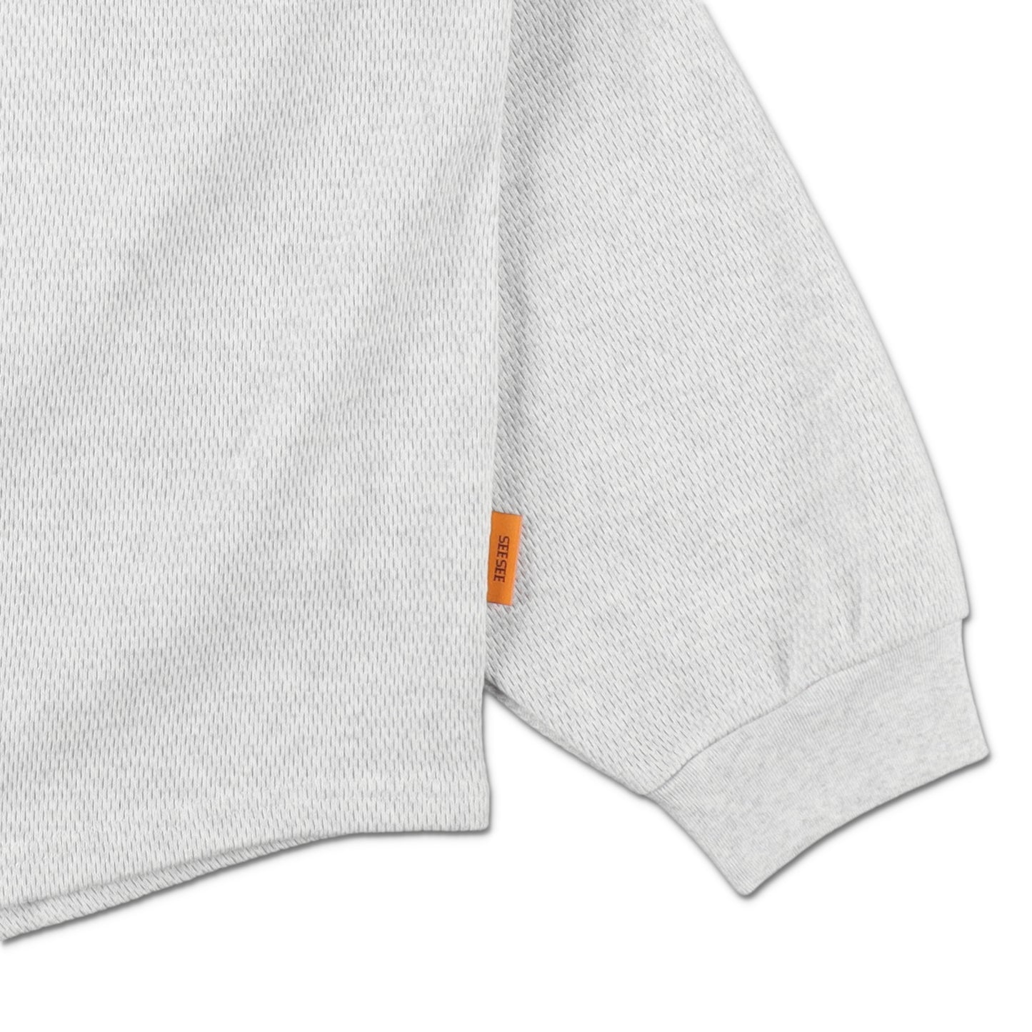 4.11 12:00pm 発売 SEE SEE THERMAL SUPER BIG ROUND LS TEE【ASH GREY】