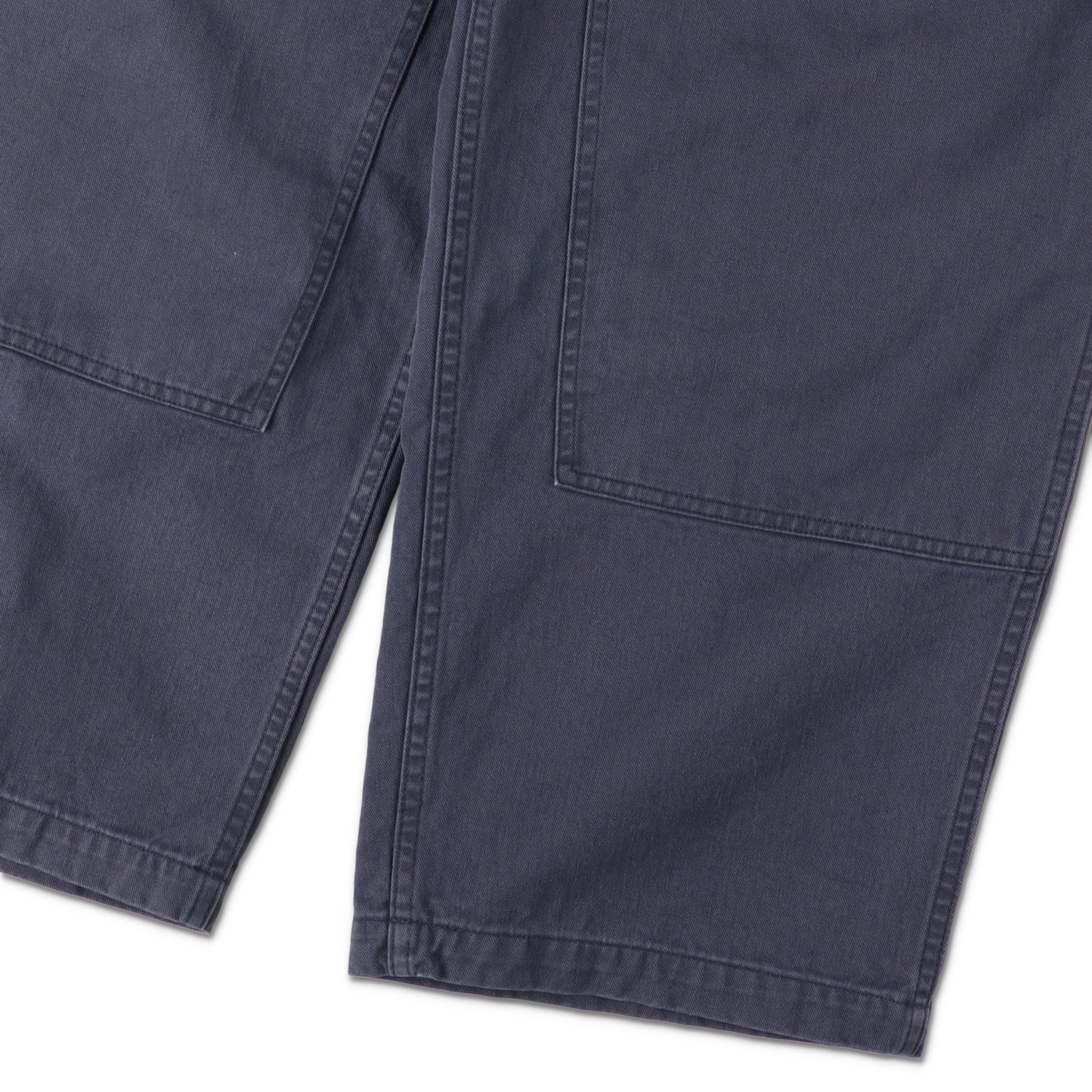 4.11 12:00pm 発売 SEE SEE DOUBLE KNEE PAINTER PANTS CHINO BLEACH【NAVY】
