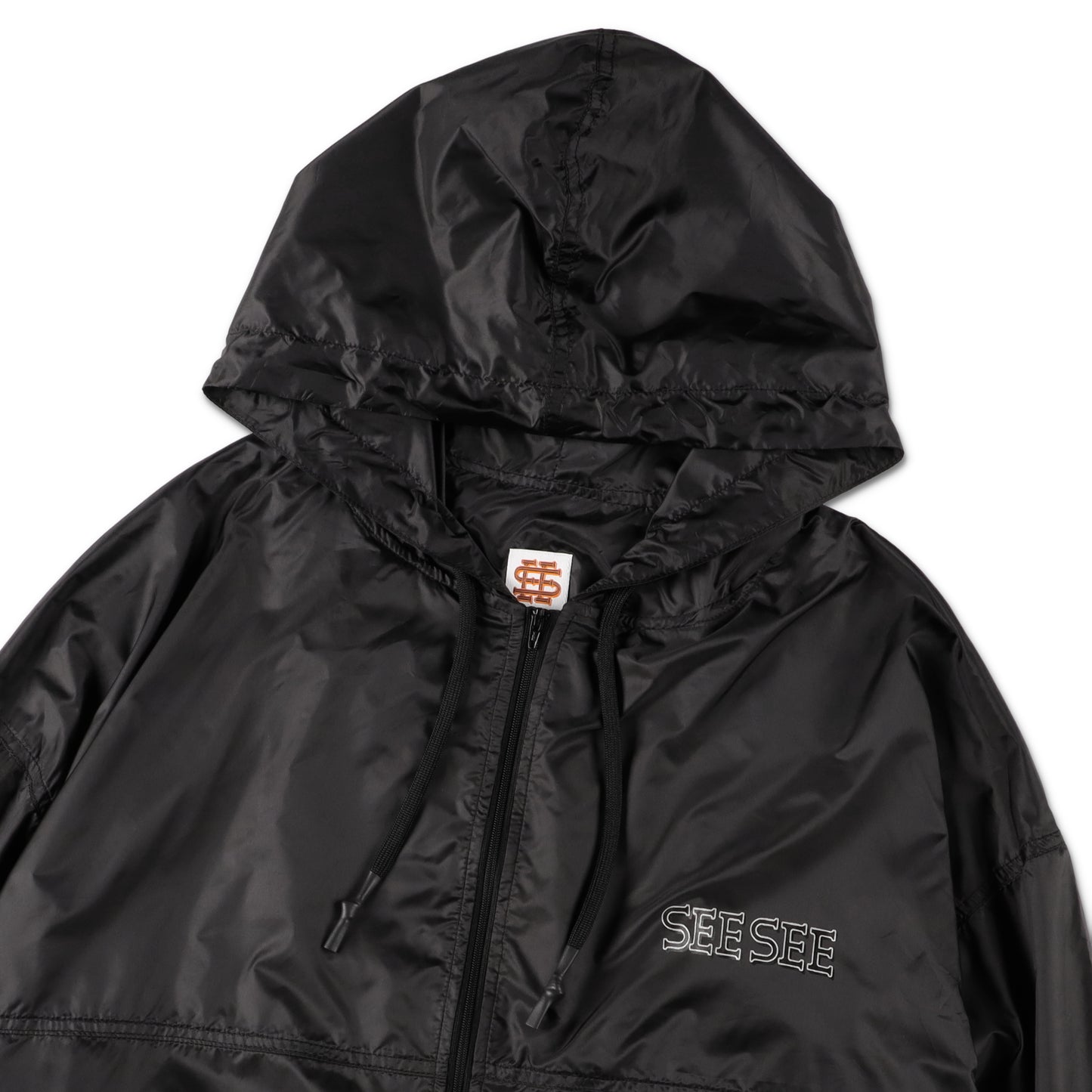 4.11 12:00pm 発売 SEE SEE PACKABLE HOODIE【BLACK】