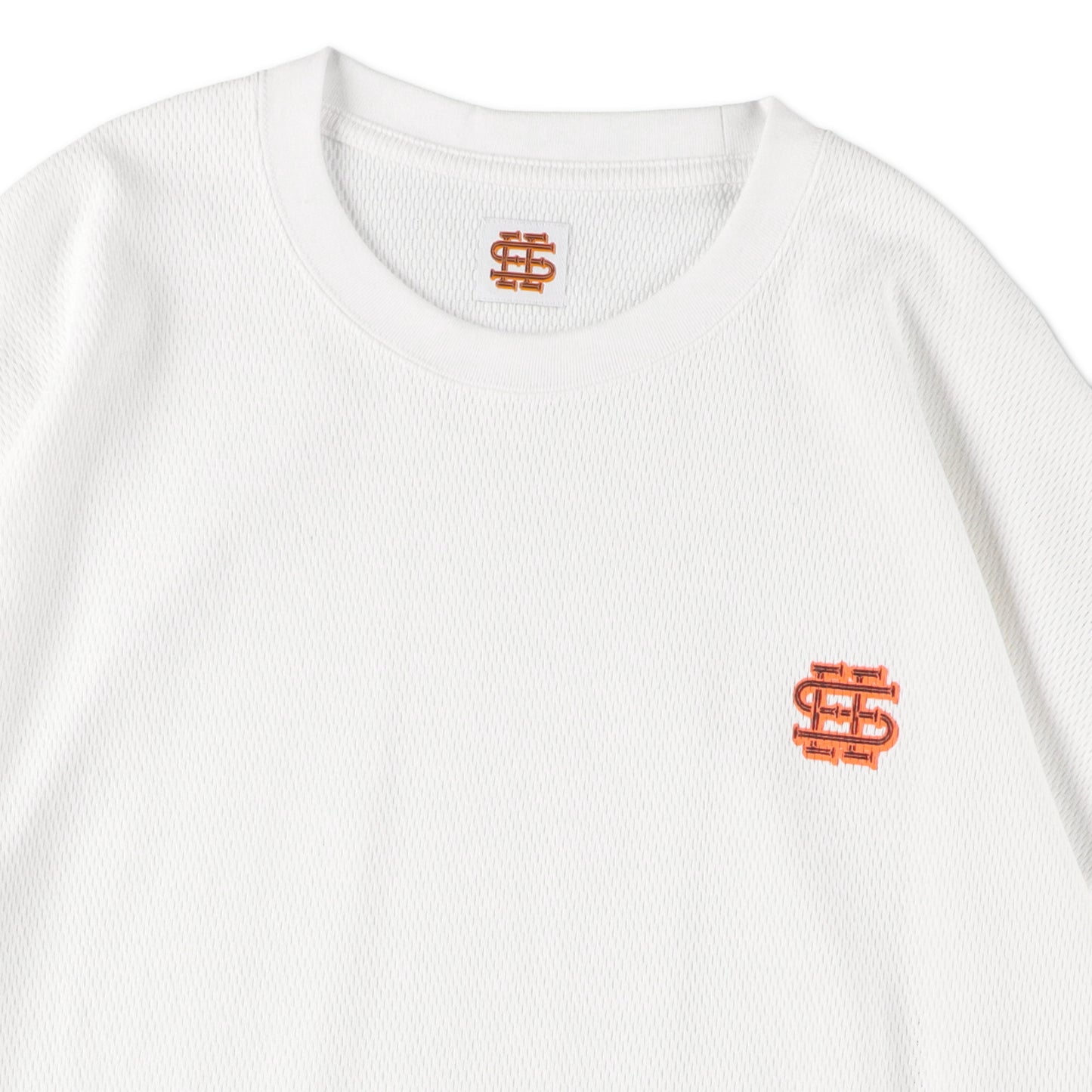 4.11 12:00pm 発売 SEE SEE THERMAL SUPER BIG ROUND LS TEE【WHITE】