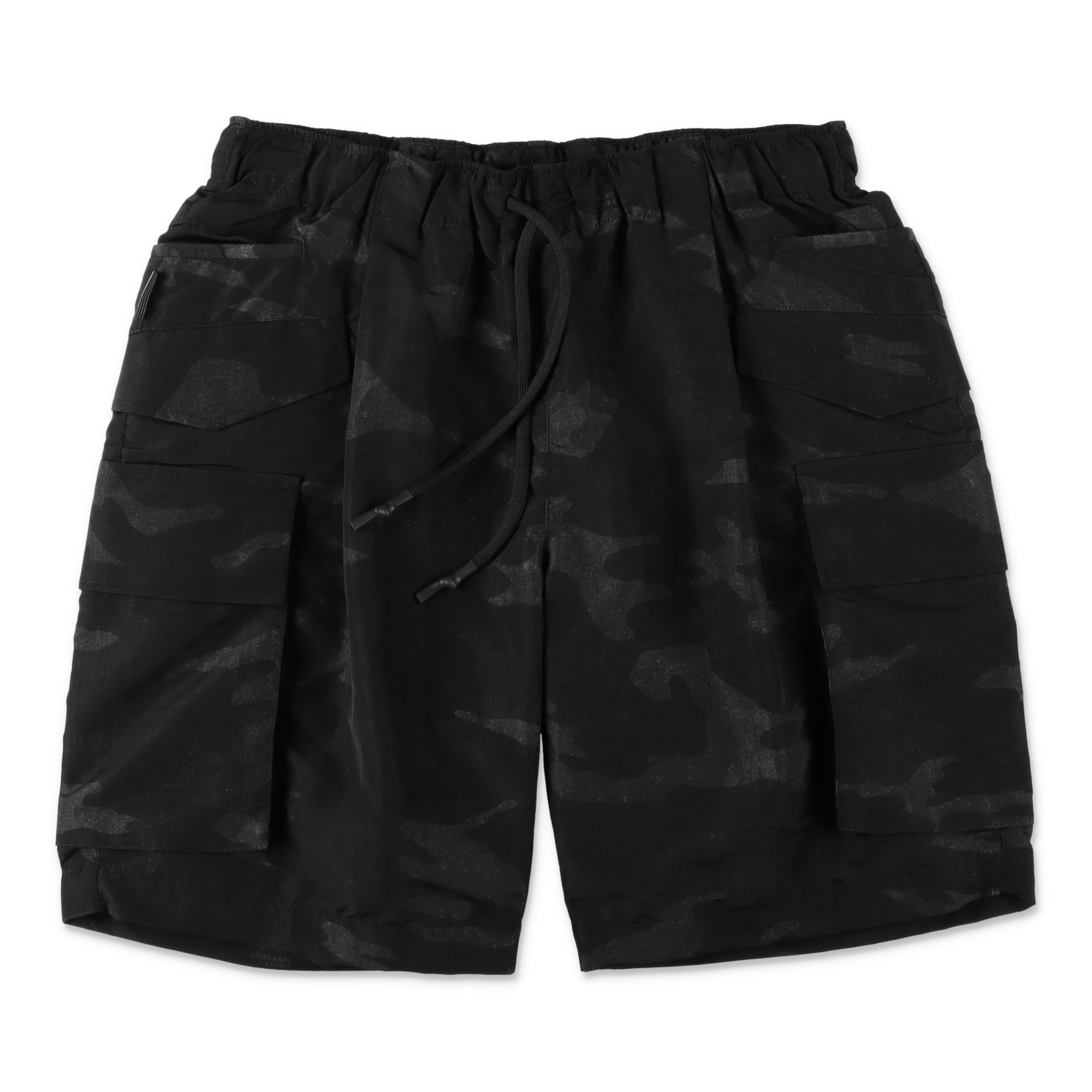 S.F.C CAMO BAGGY CARGO SHORTS - Black Camo – STUDY SHOWROOM STORE