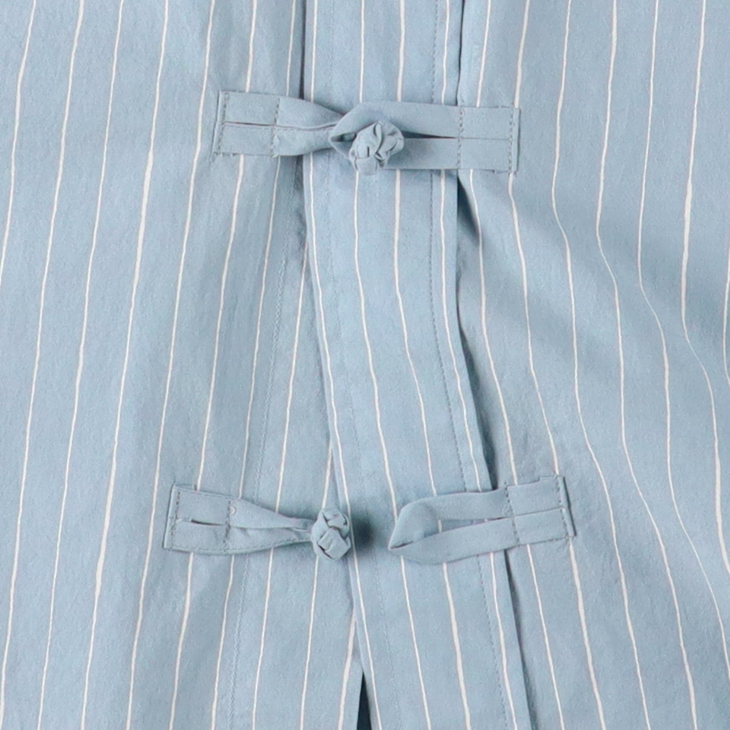 S.F.C COTTON STRIPE KUNG FU SHIRT Sax【SFCSS26S05】(N)