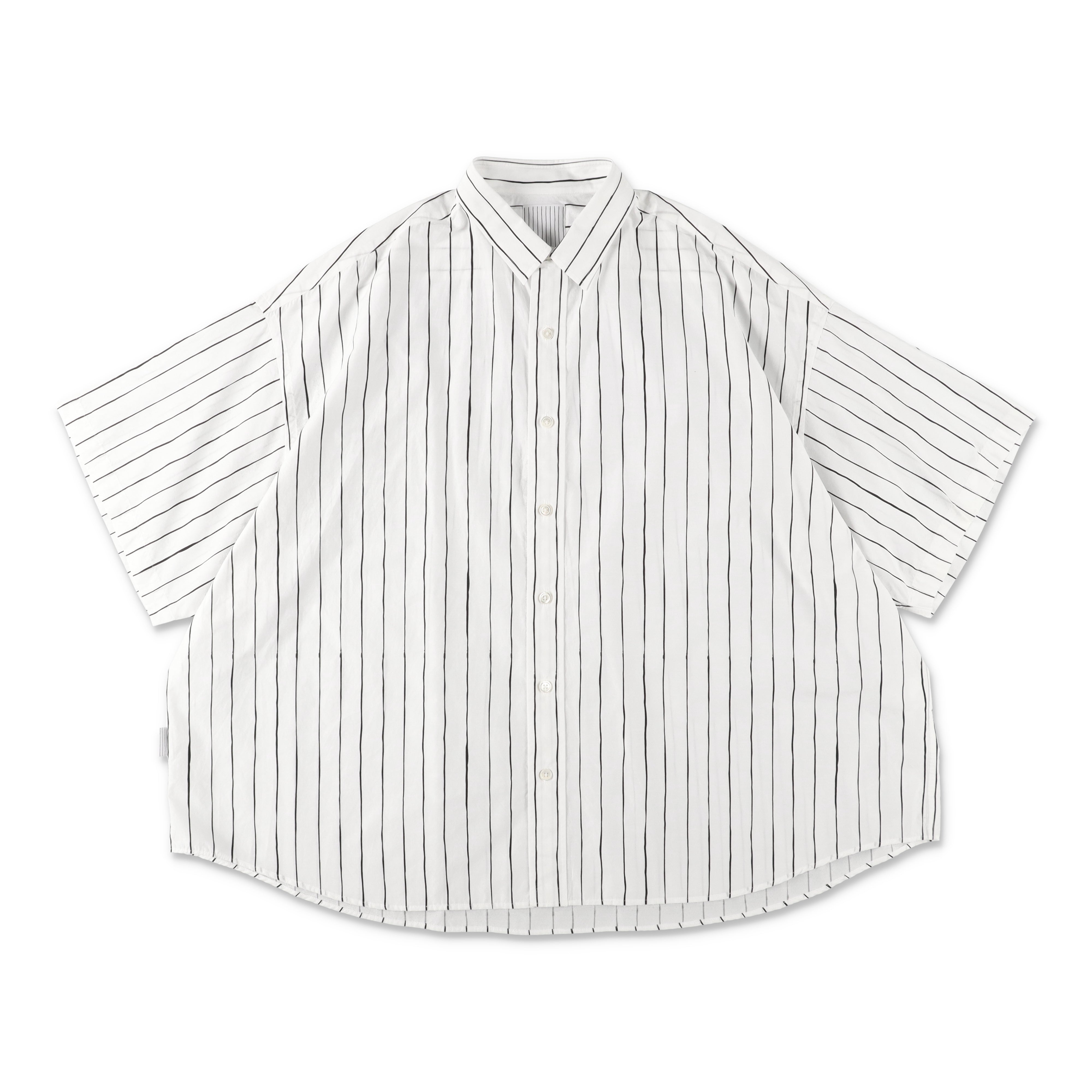 S.F.C C/N STRIPE SS SHIRT - White – STUDY SHOWROOM STORE S.F.C C/N STRIPE SS SHIRT - White – STUDY SHOWROOM STORE