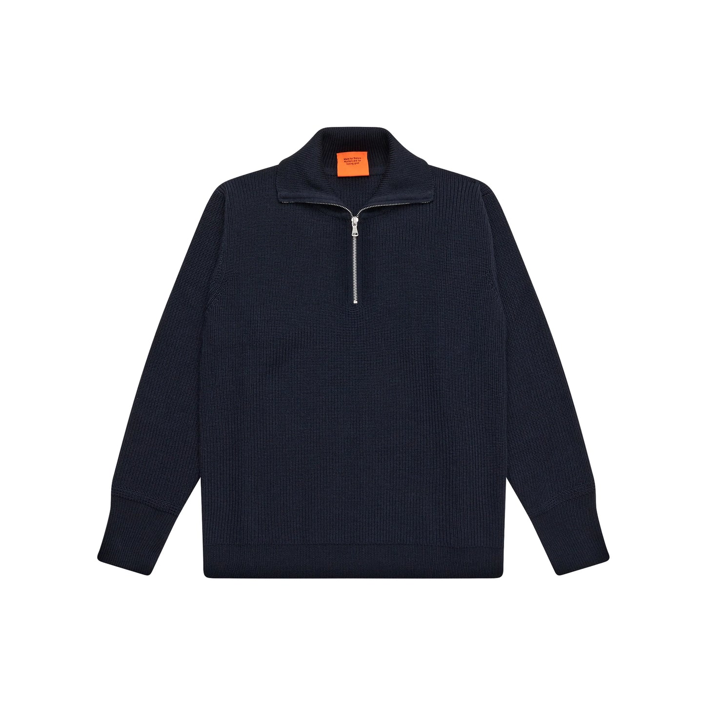 ANDERSEN-ANDERSEN Sailor Half-Zip Navy Blue 正面