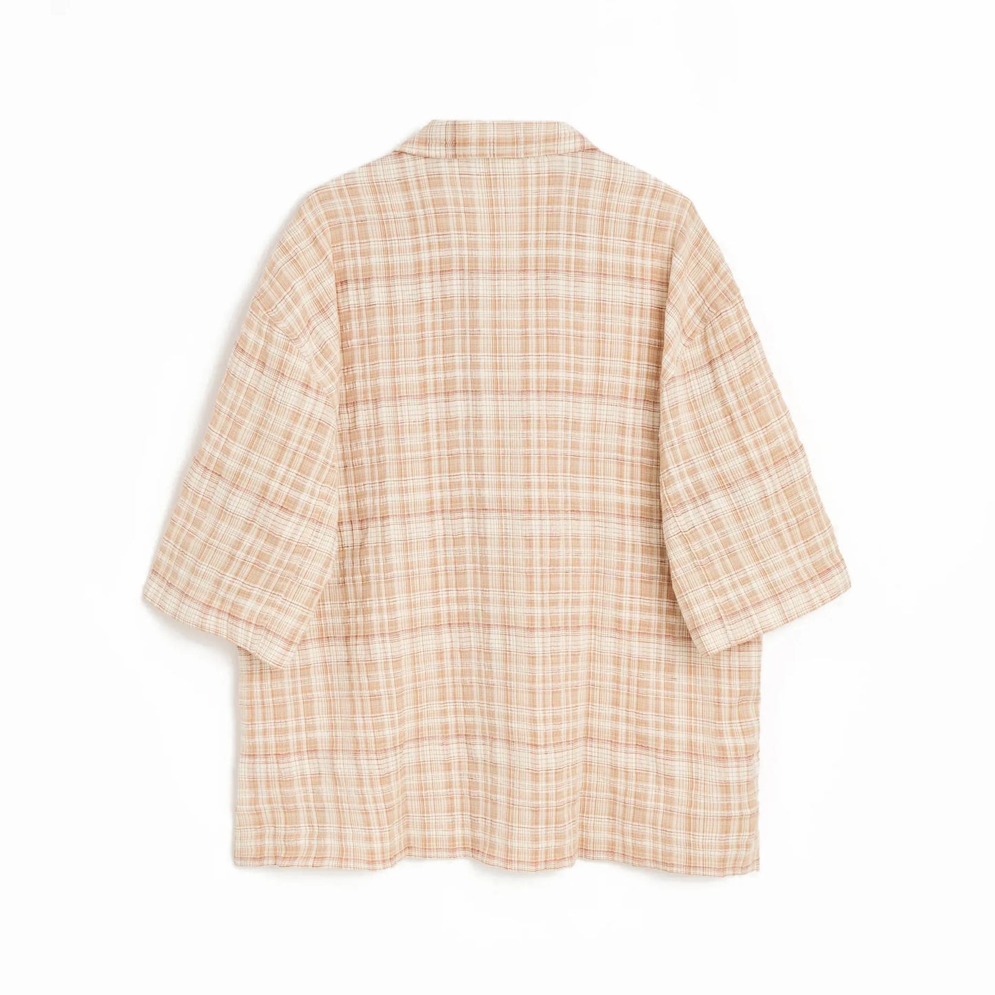 SUNFLOWER ADAM SHIRT Sand バックデザイン 背面シルエット