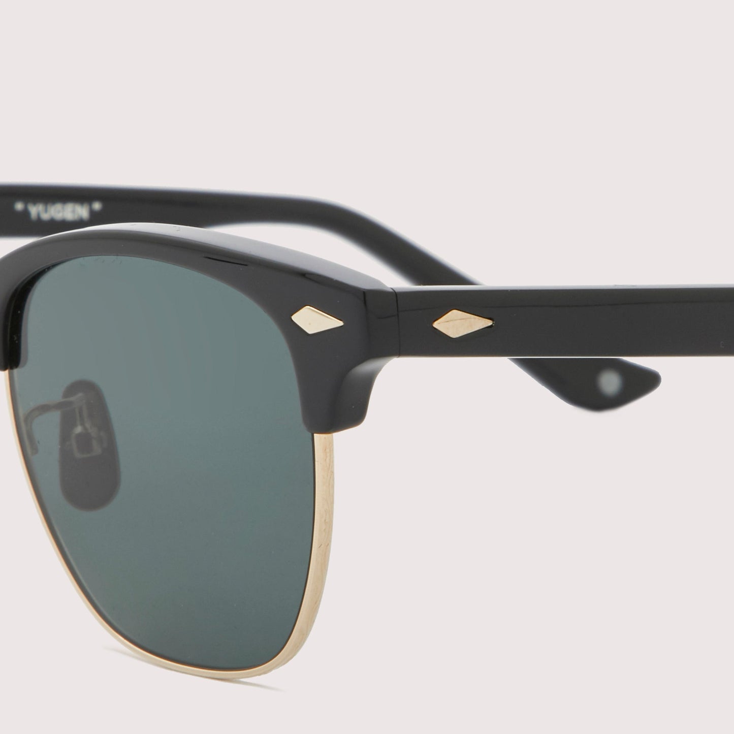 NOCHINO OPTICAL YUGEN #4 GLOSS BLACK & CHAMPAGNE GOLD × DARK GREY【NOCHINO-N4】(N)