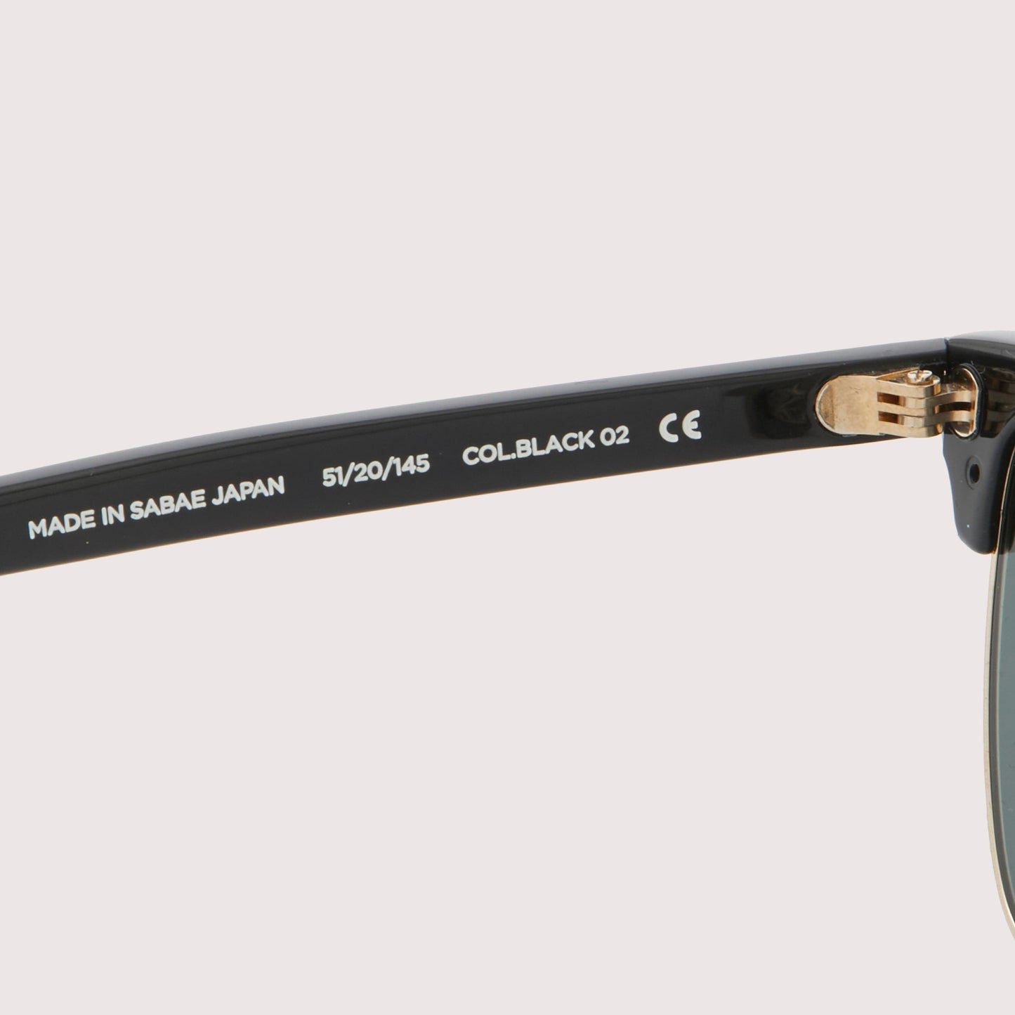 NOCHINO OPTICAL YUGEN #4 GLOSS BLACK & CHAMPAGNE GOLD × DARK GREY【NOCHINO-N4】(N)