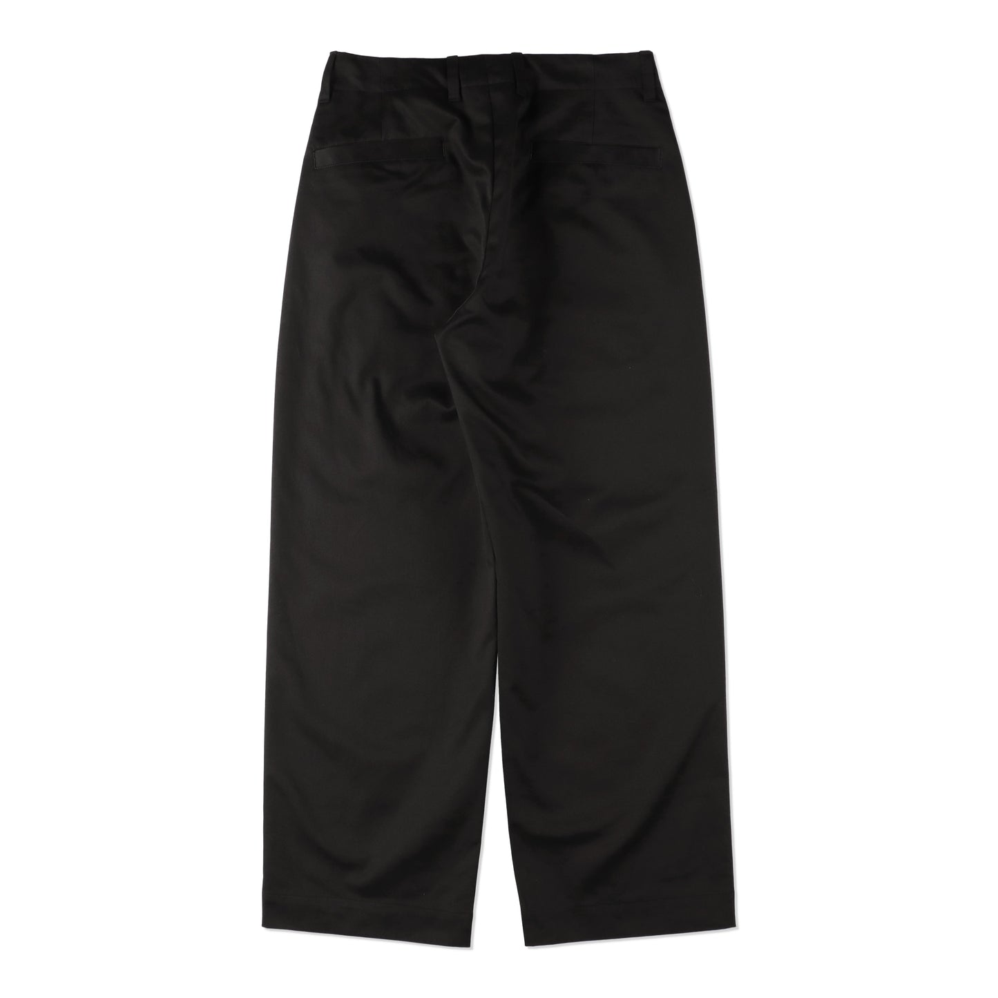 UNIVERSAL PRODUCTS NO TUCK CHINO TROUSERS BLACK【233-60506】(N)