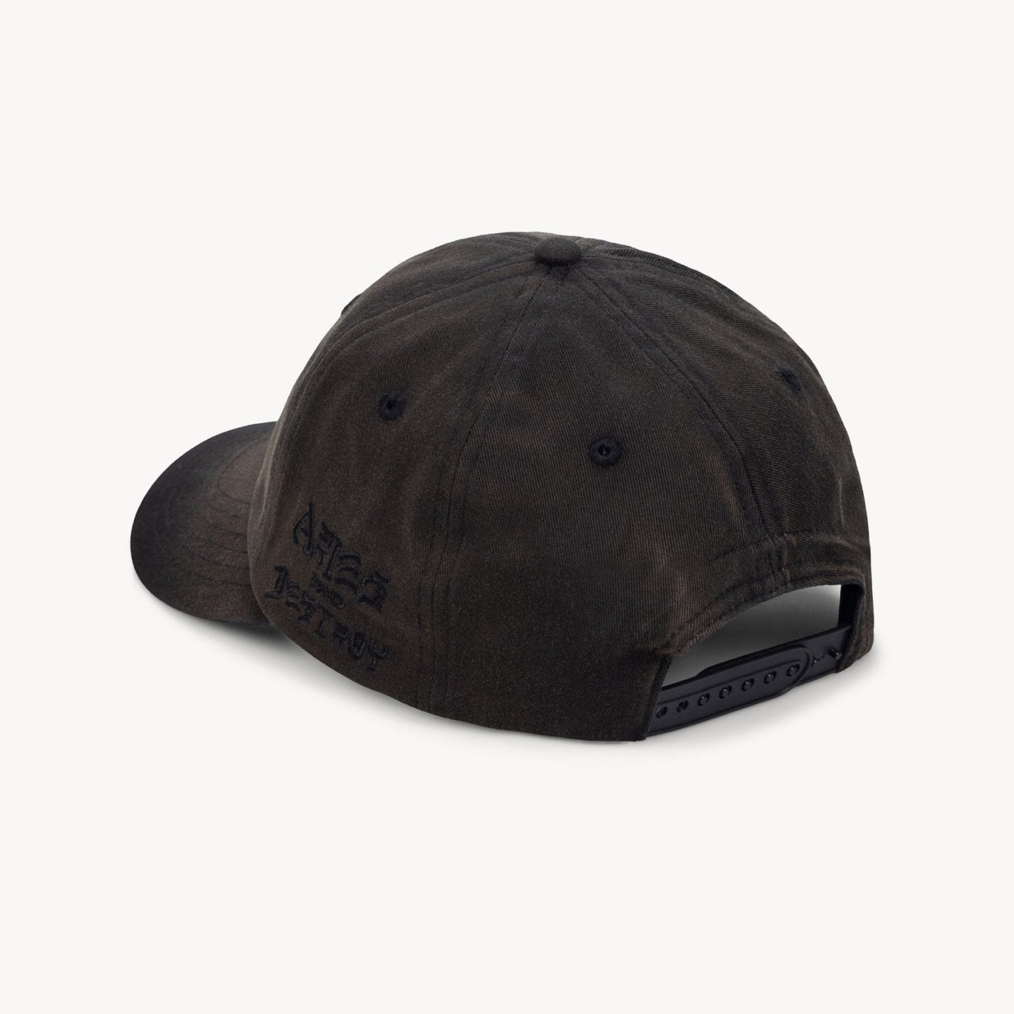Aries Aged Gothic Cap Black 背面斜め画像|Aries公式通販 – STUDY SHOWROOM